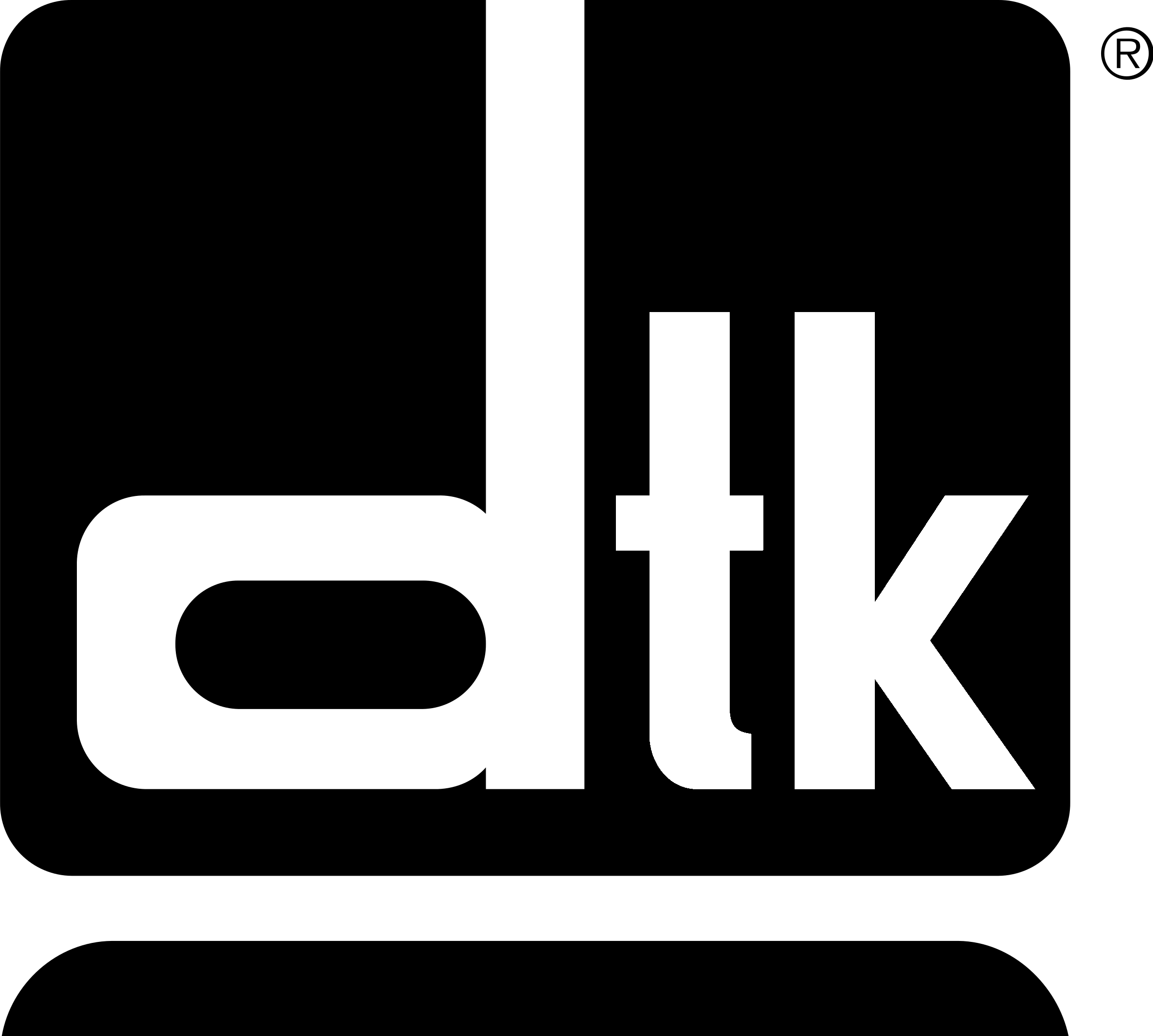 DTK Logo black and white