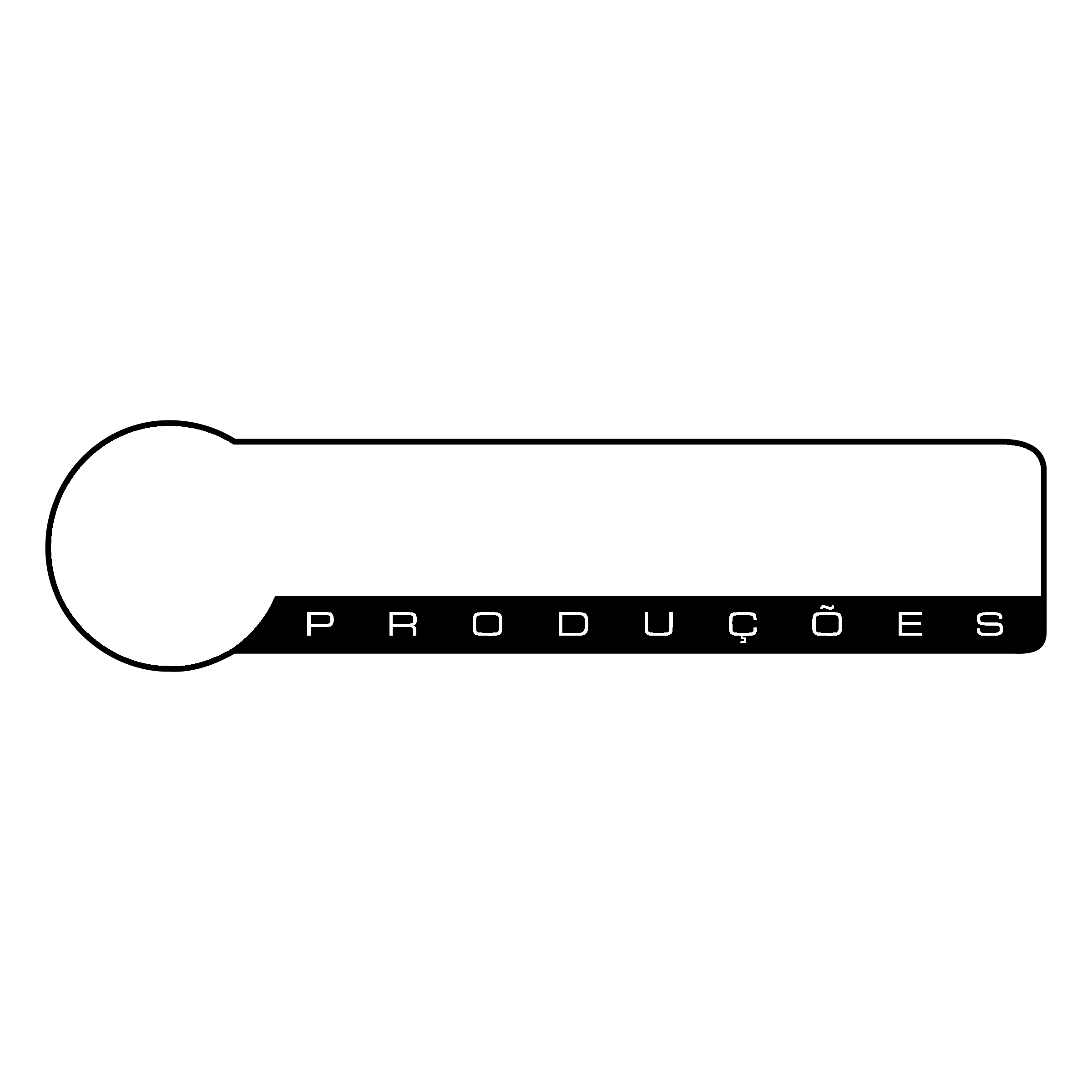Dual Producoes Logo black and white