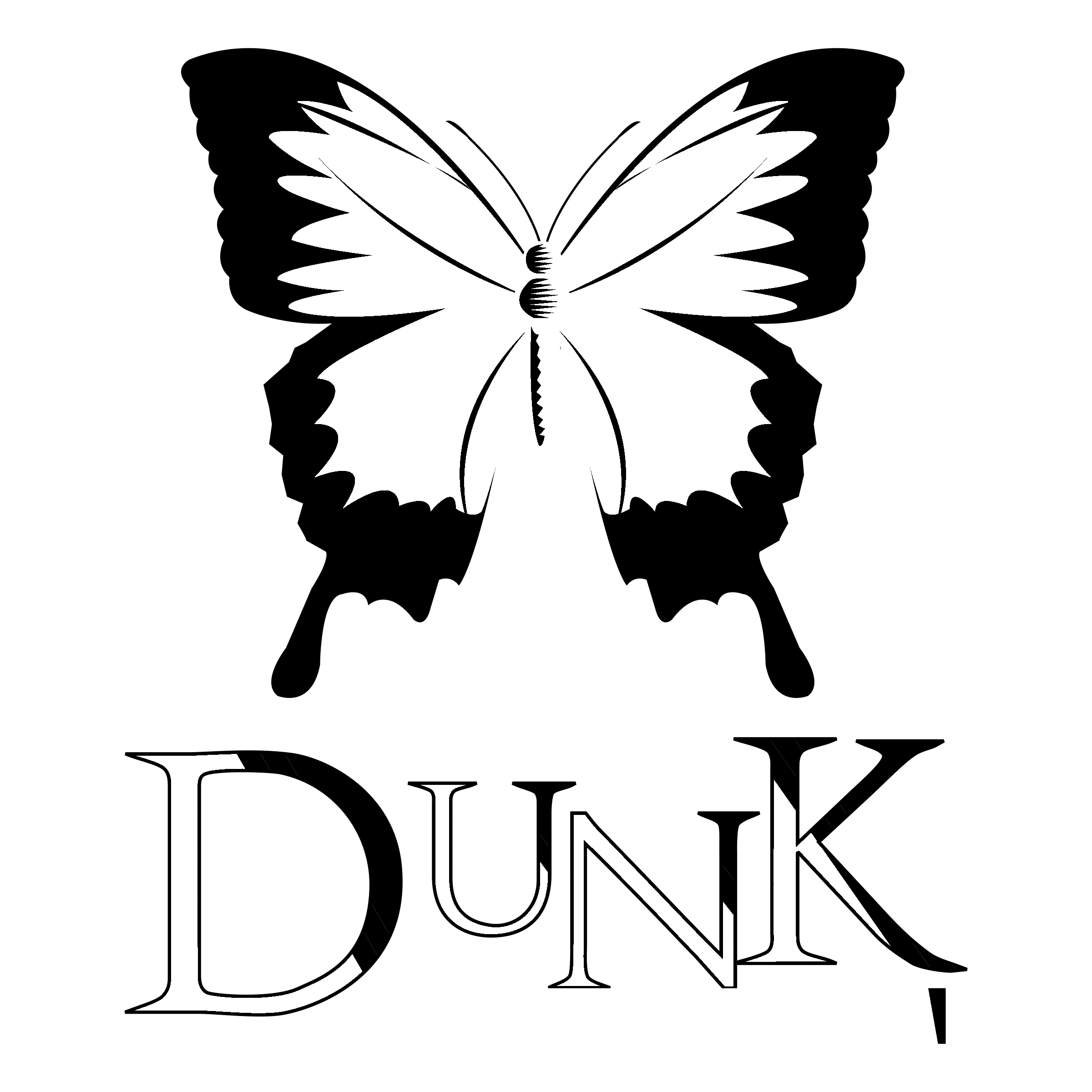 Dunk Island Logo black and white