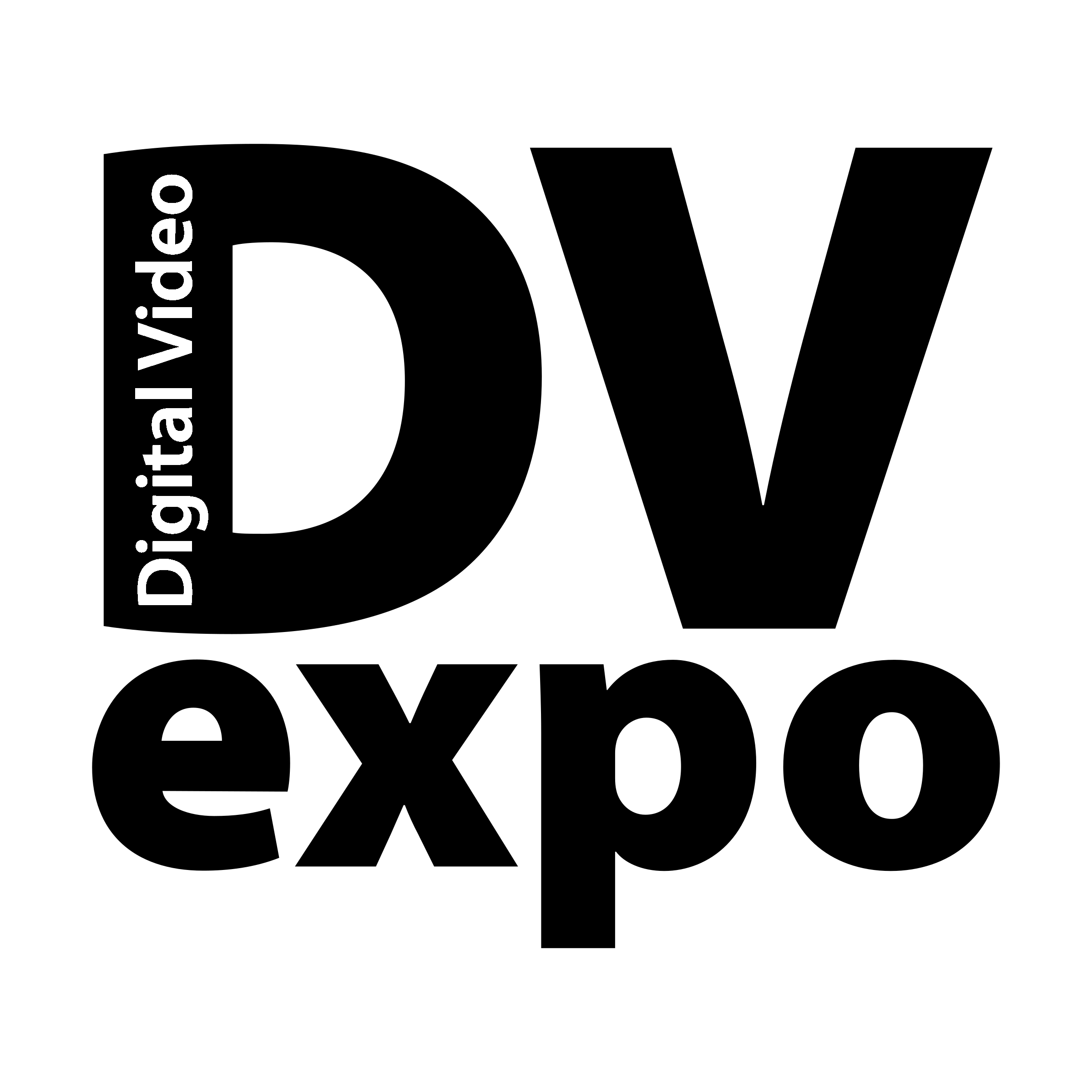 DV Expo Logo black and white