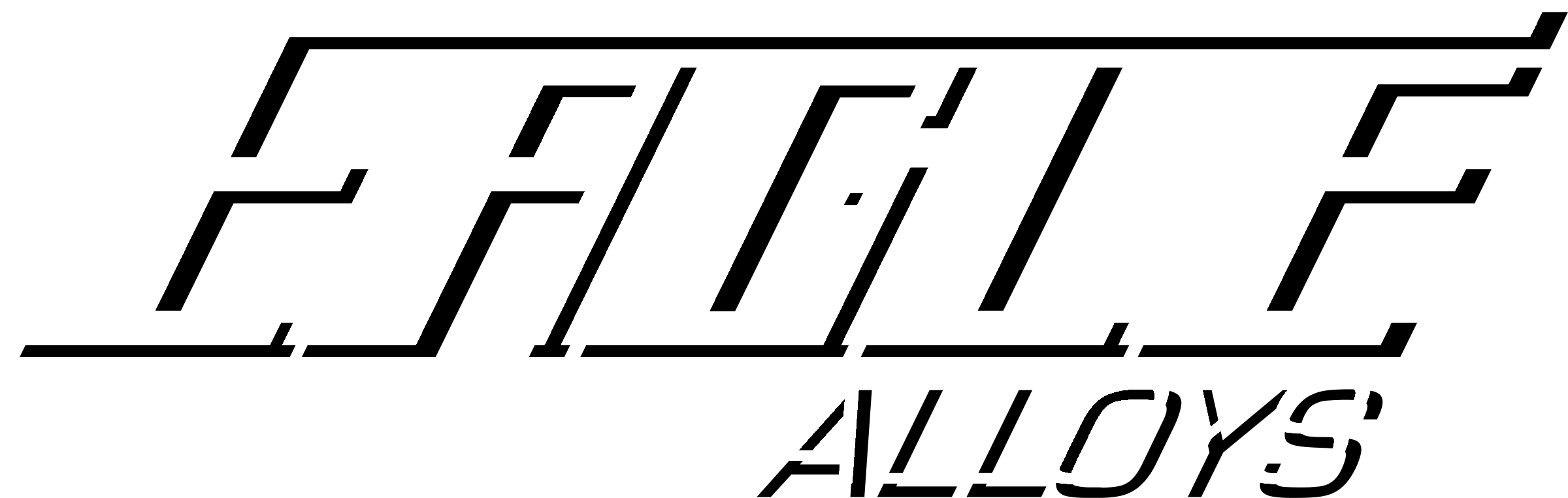 Eagle Alloys Logo black and white