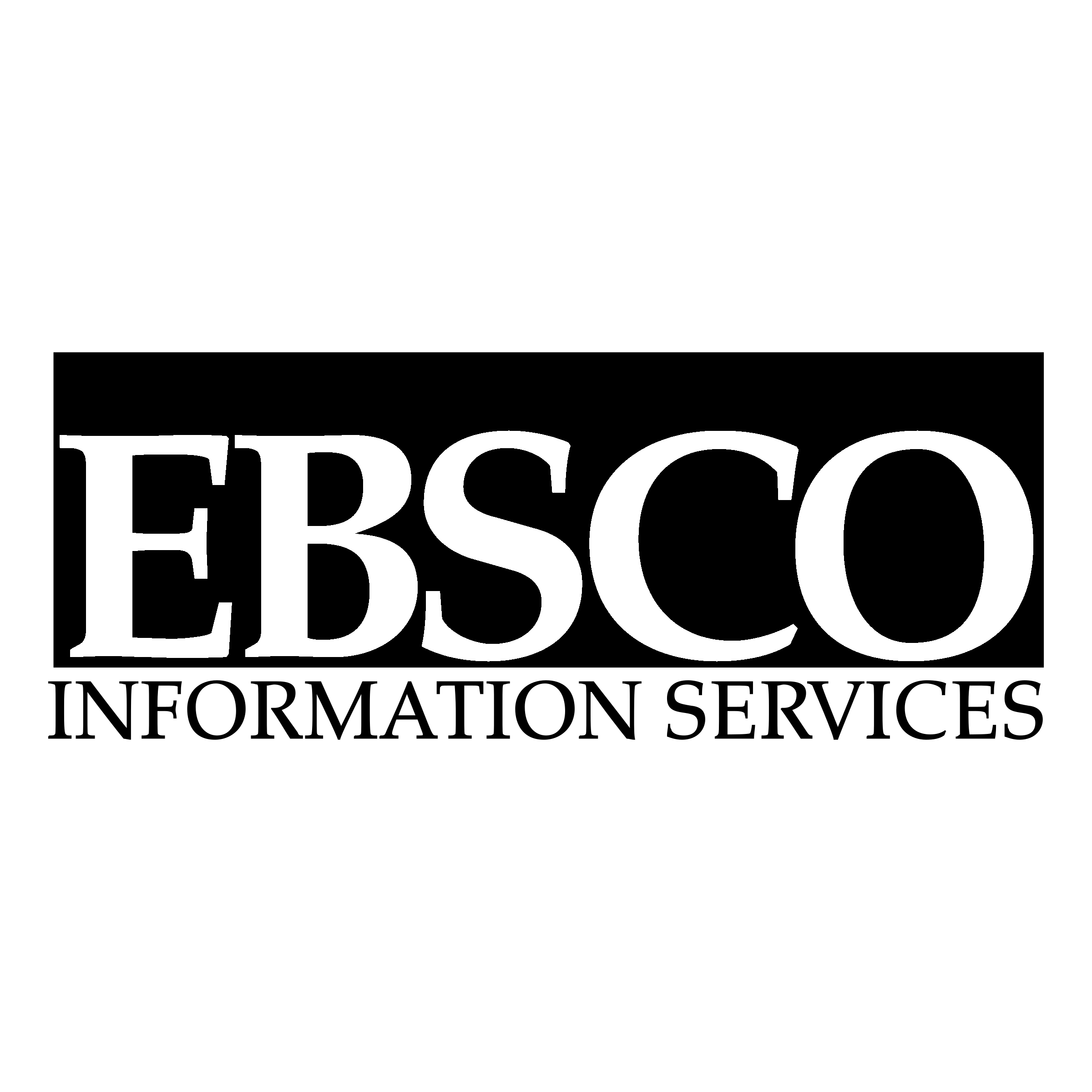 EBSCO Logo black and white