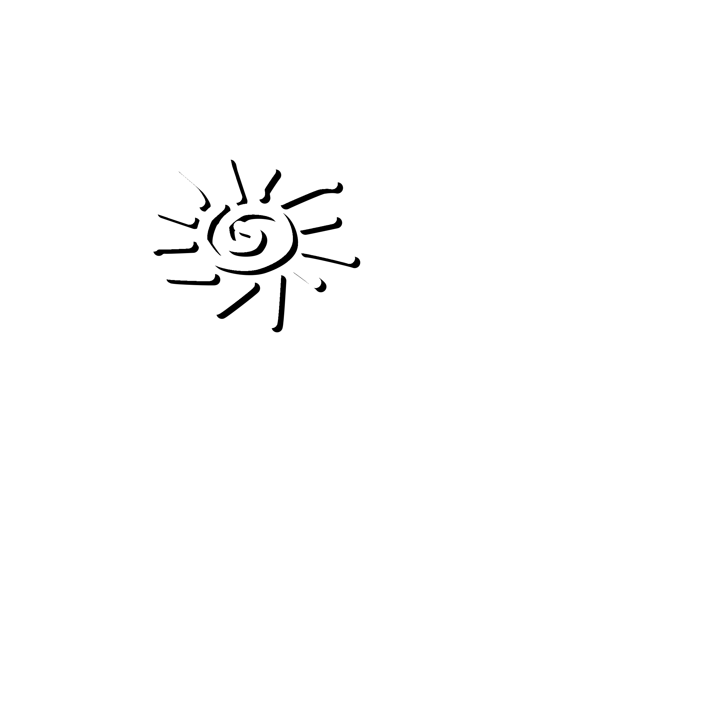 Eco Habitat Logo black and white