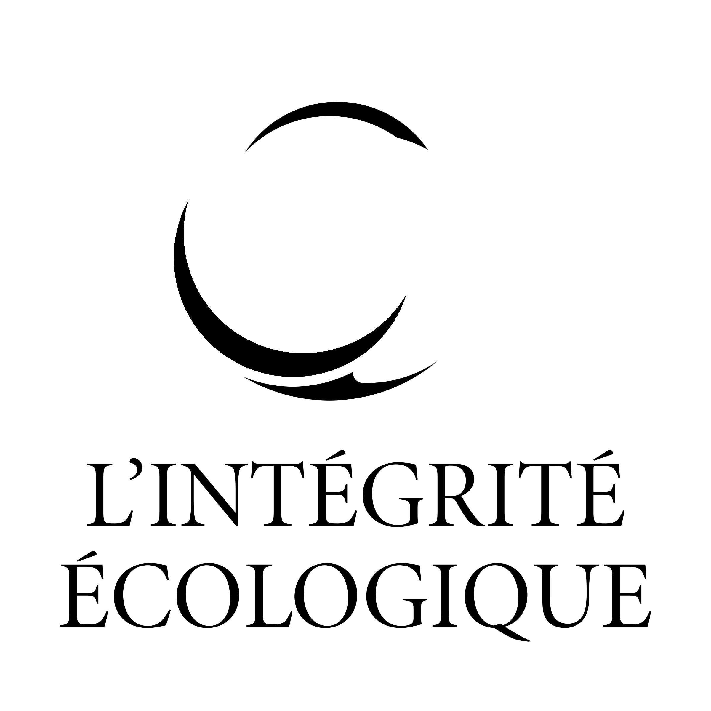 Ecological Integrity Logo black and white