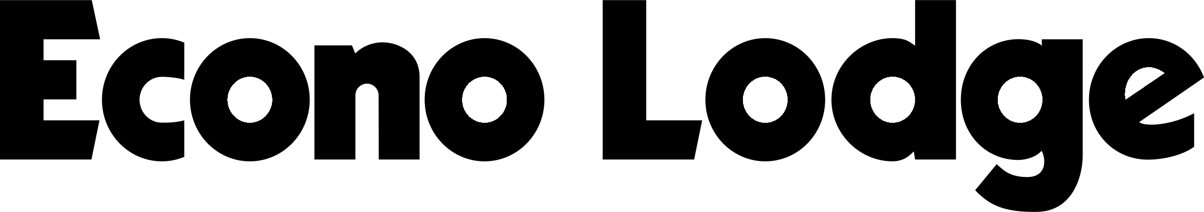 Econo Lodge 2 Logo black and white