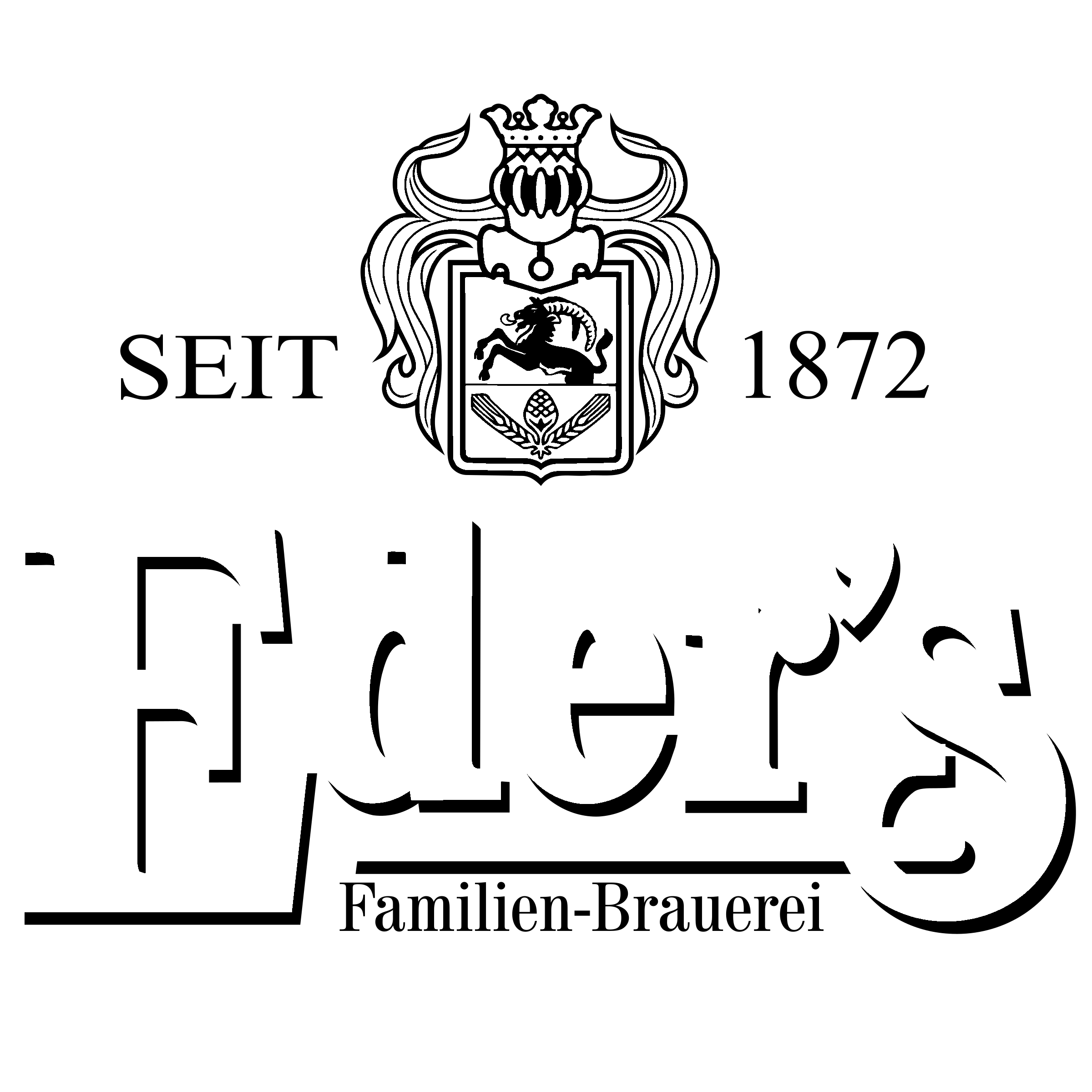 Eder's Logo black and white