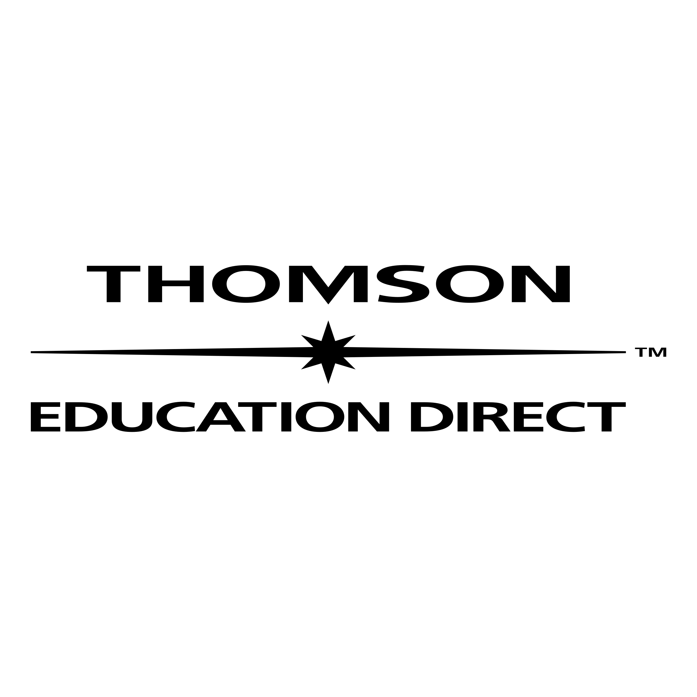 Education Direct Logo black and white