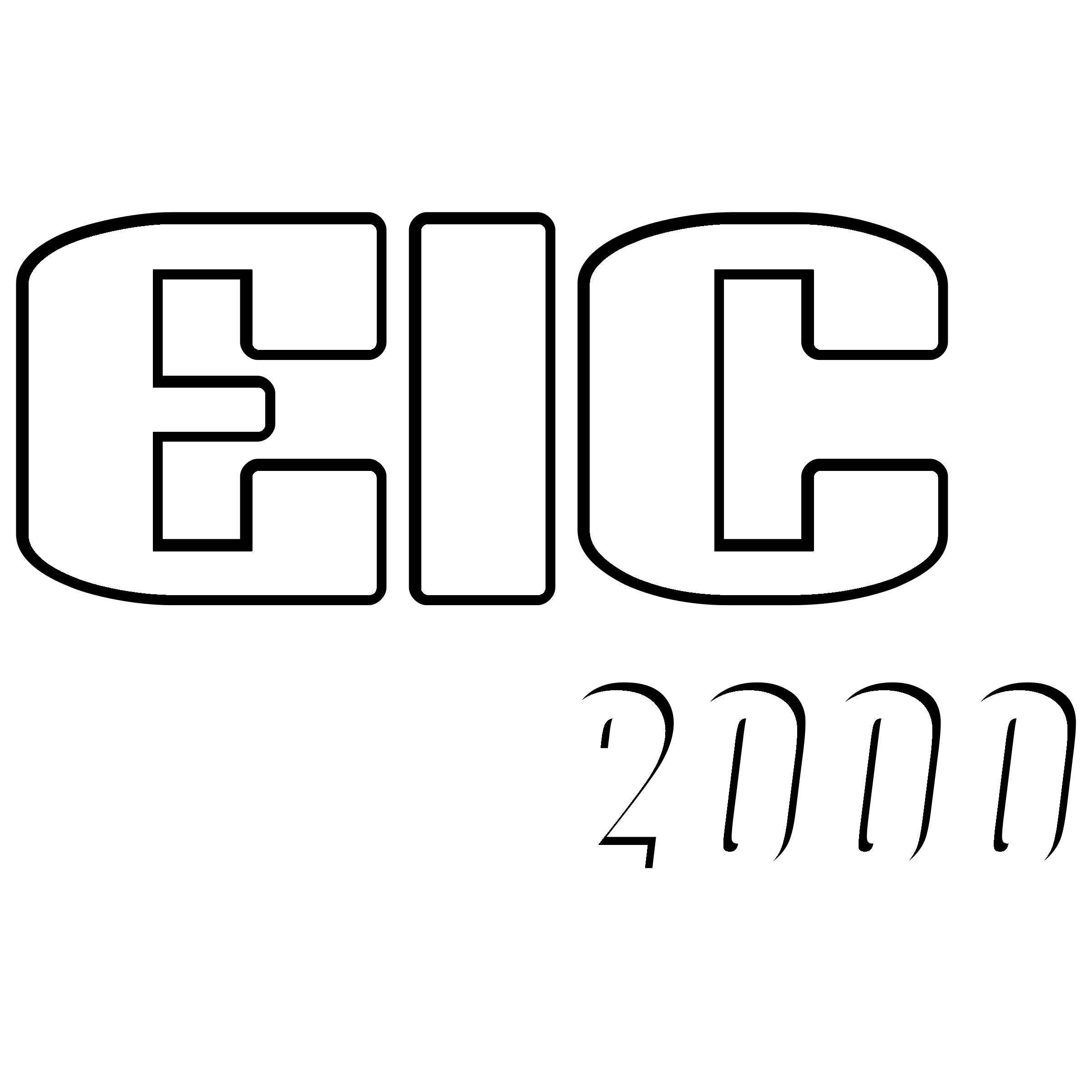 EIC 2000 Logo black and white