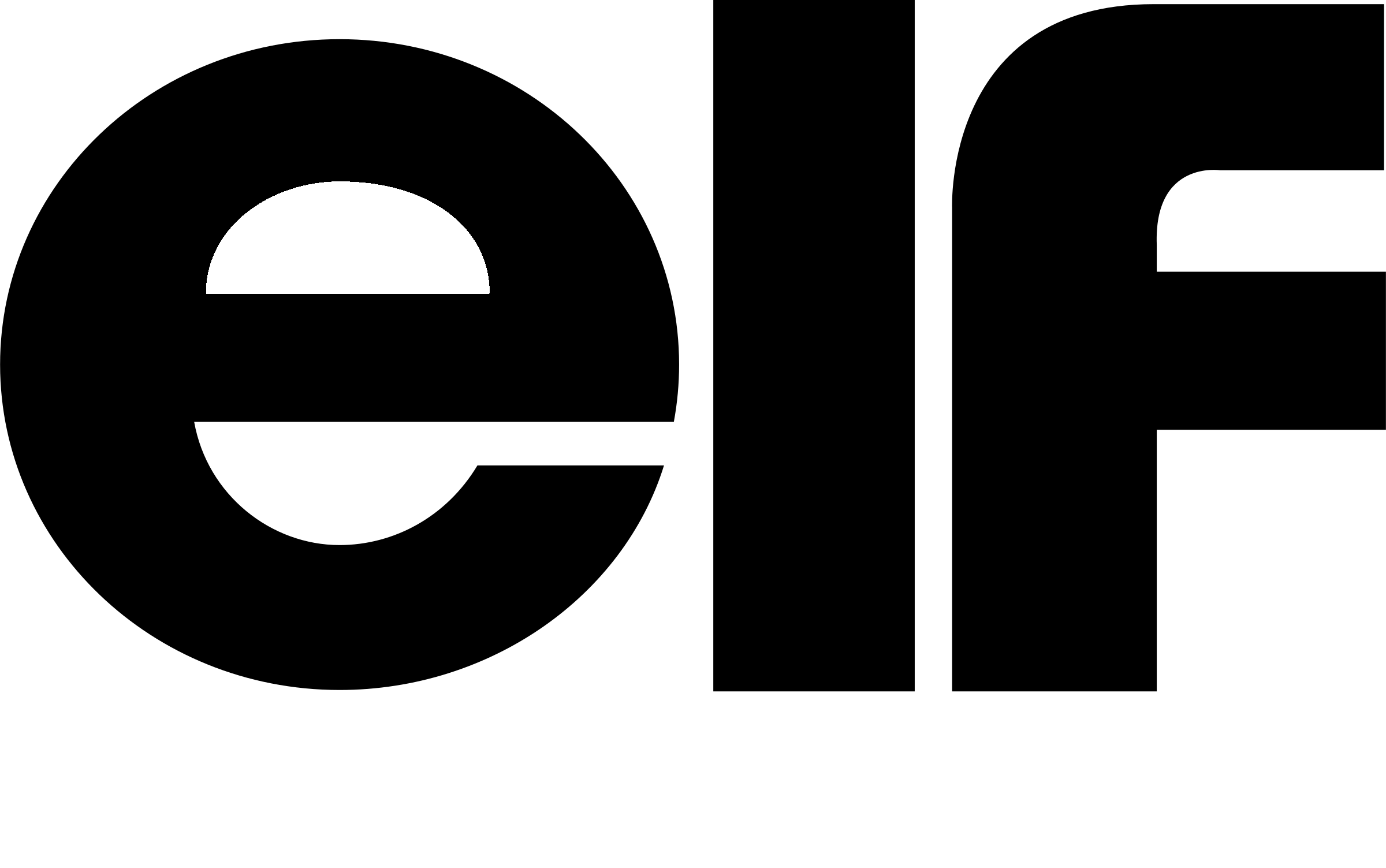 elf1 Logo black and white