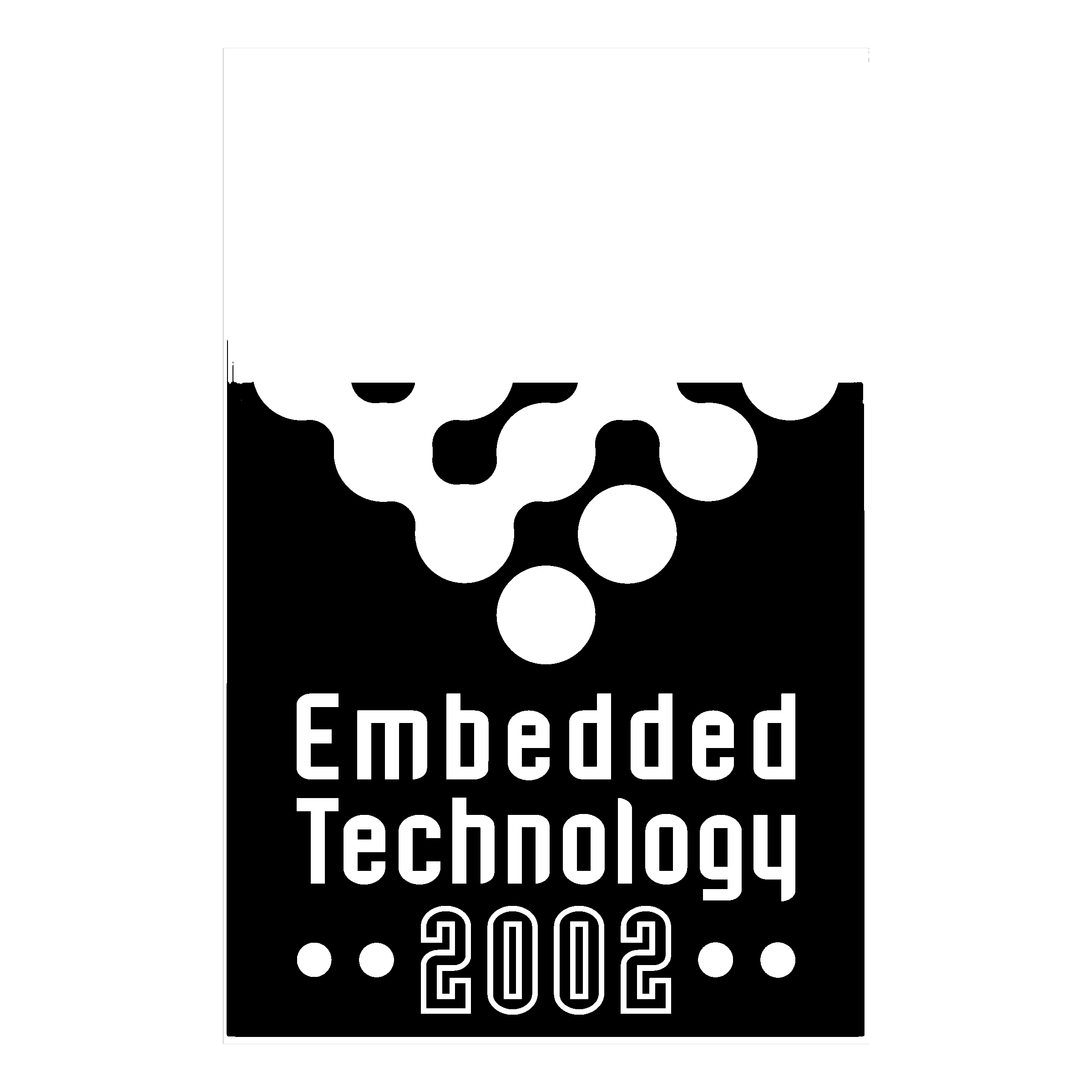 Embedded Technology 2002 Logo black and white