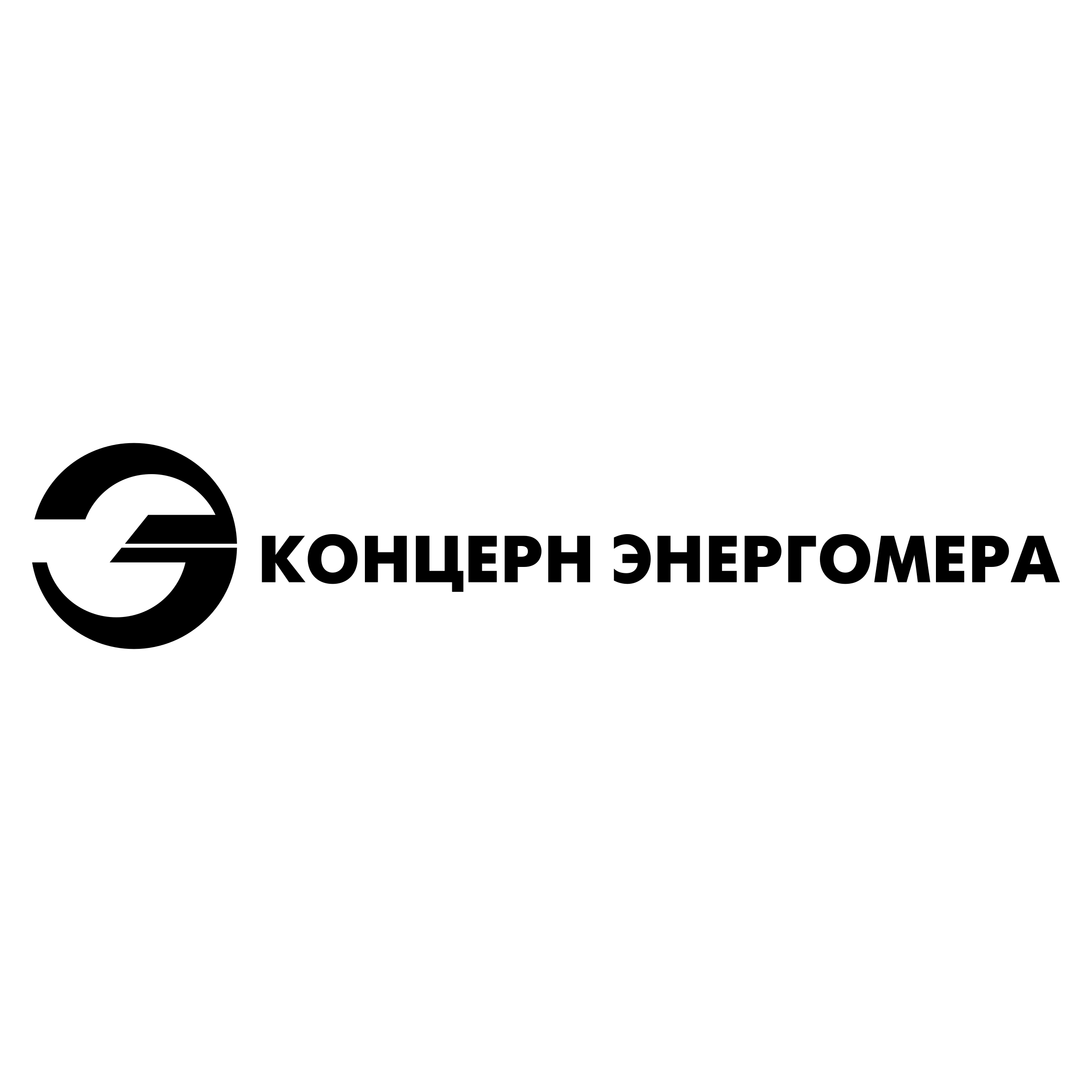 Energomera Logo black and white