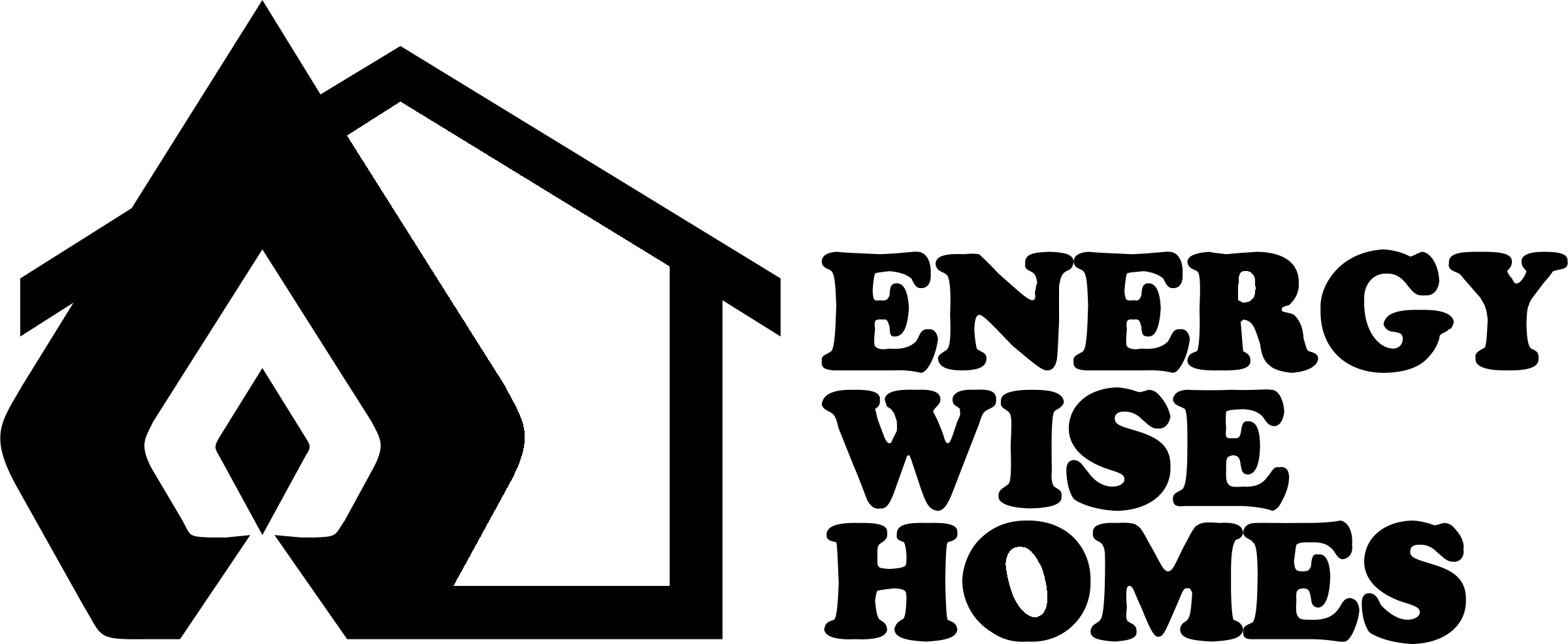 Energy Wise Home Logo black and white