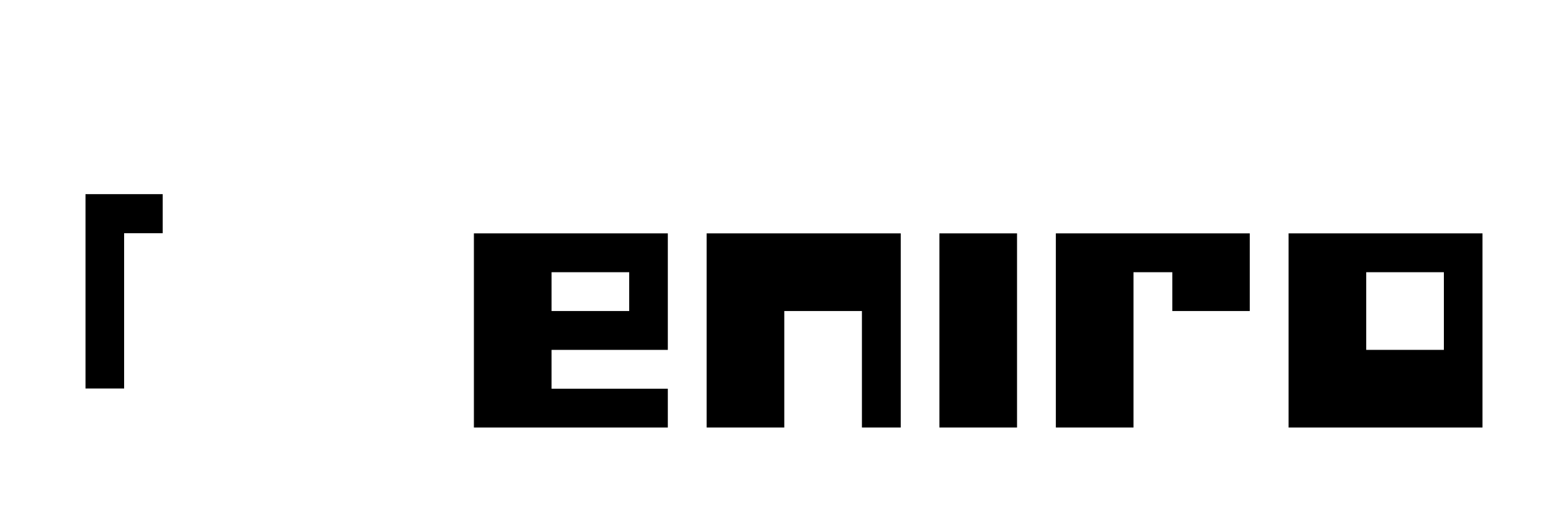 eniro latvija sia Logo black and white