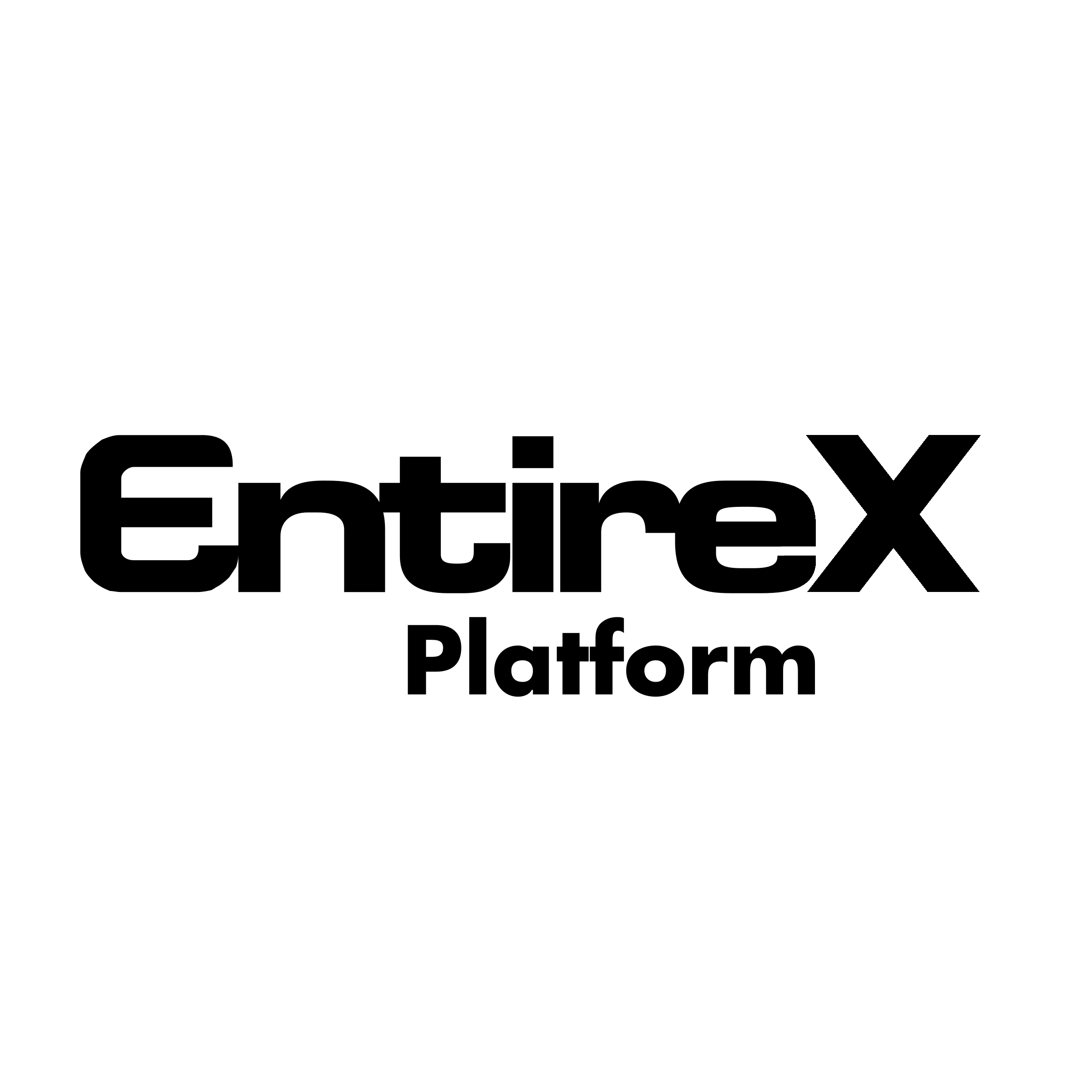 EntireX Logo black and white