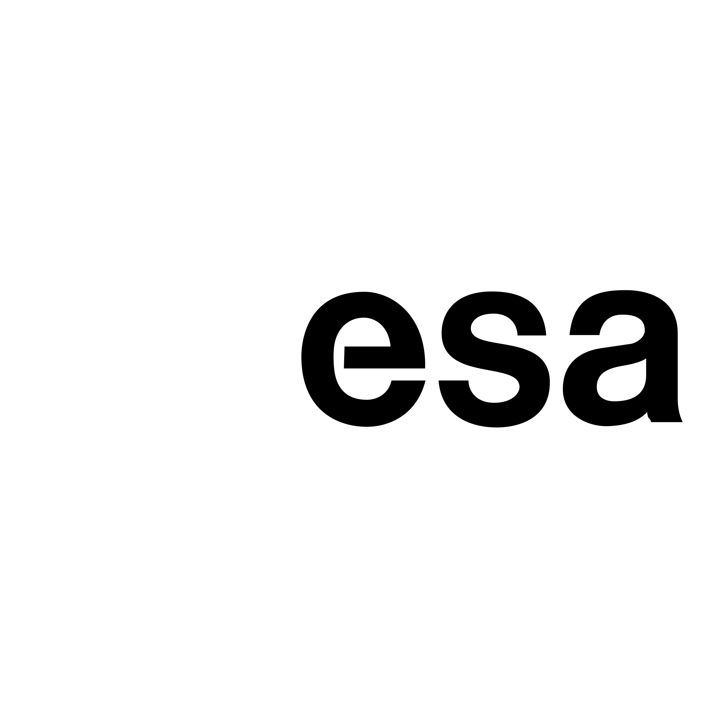 ESA Logo black and white