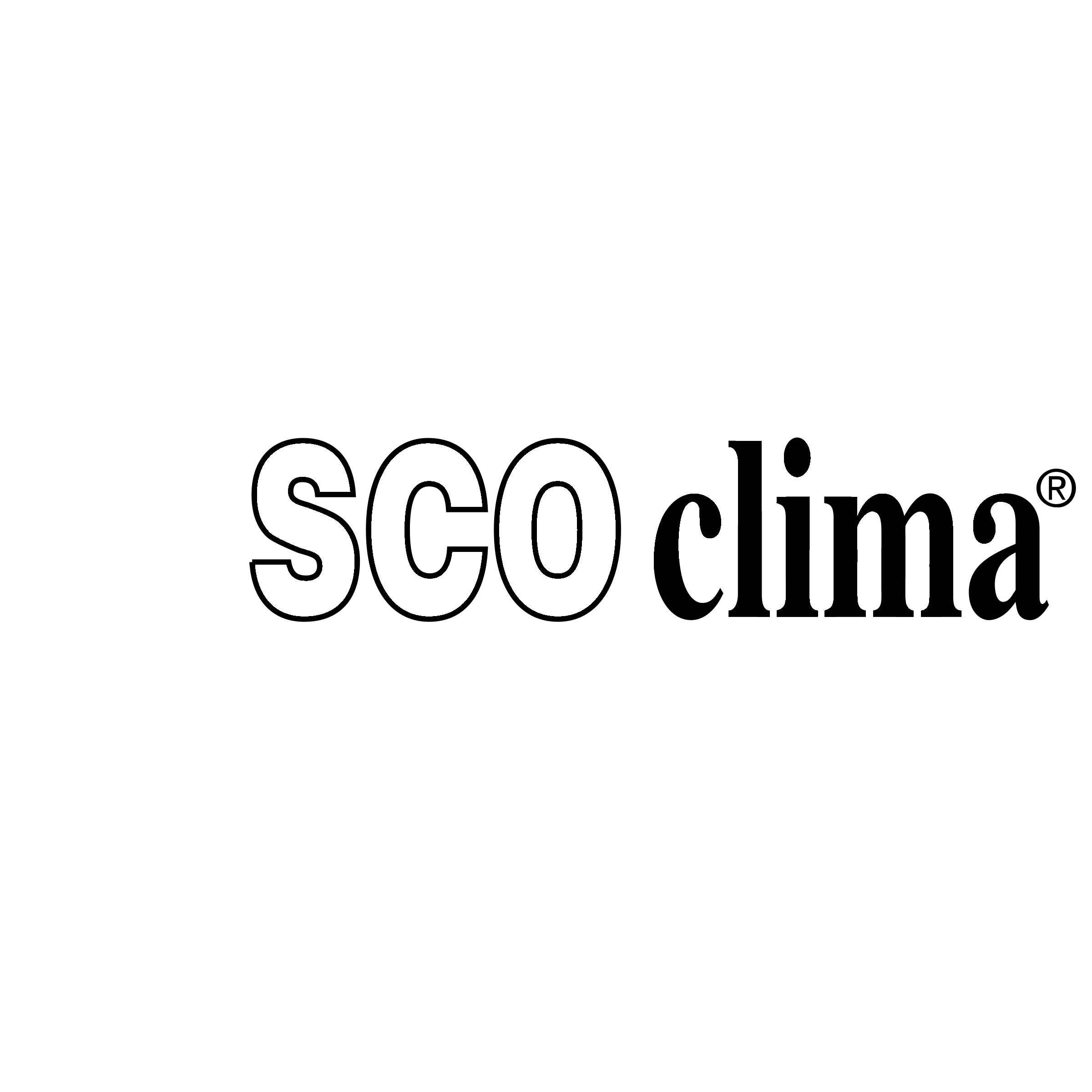 EscoClima Logo black and white