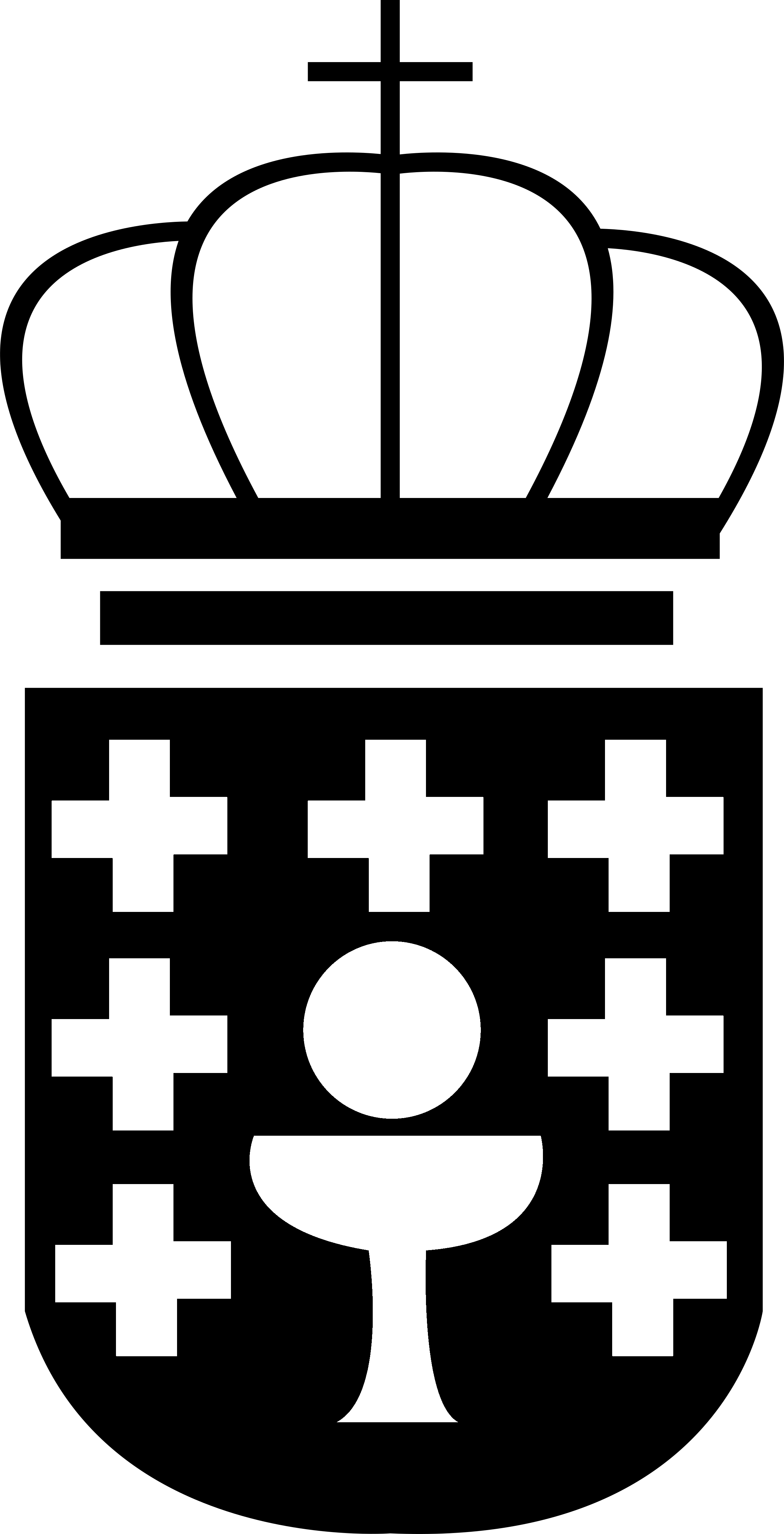 Escudio Galicia Logo black and white