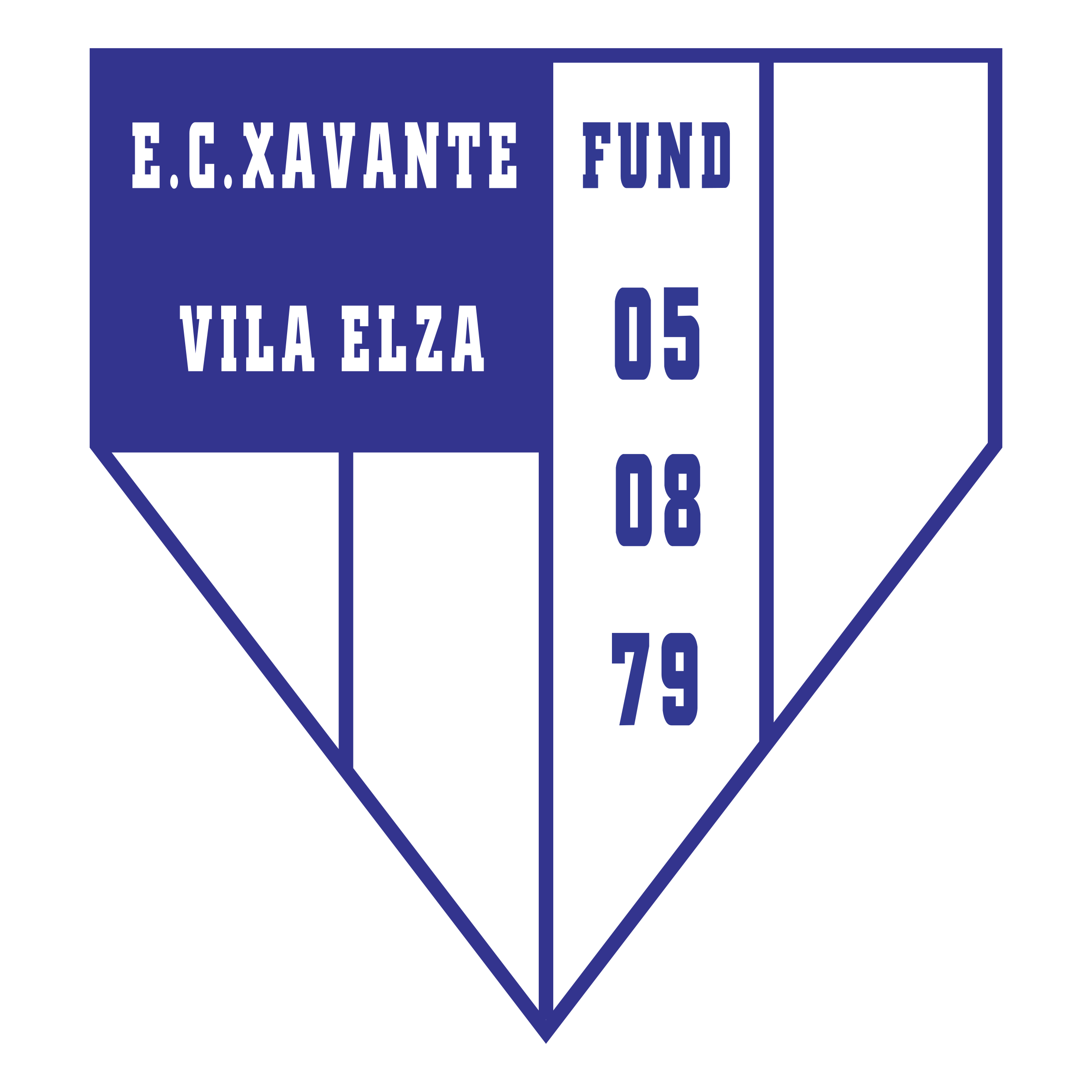 Esporte Clube Xavante de Viamao RS Logo png transparent