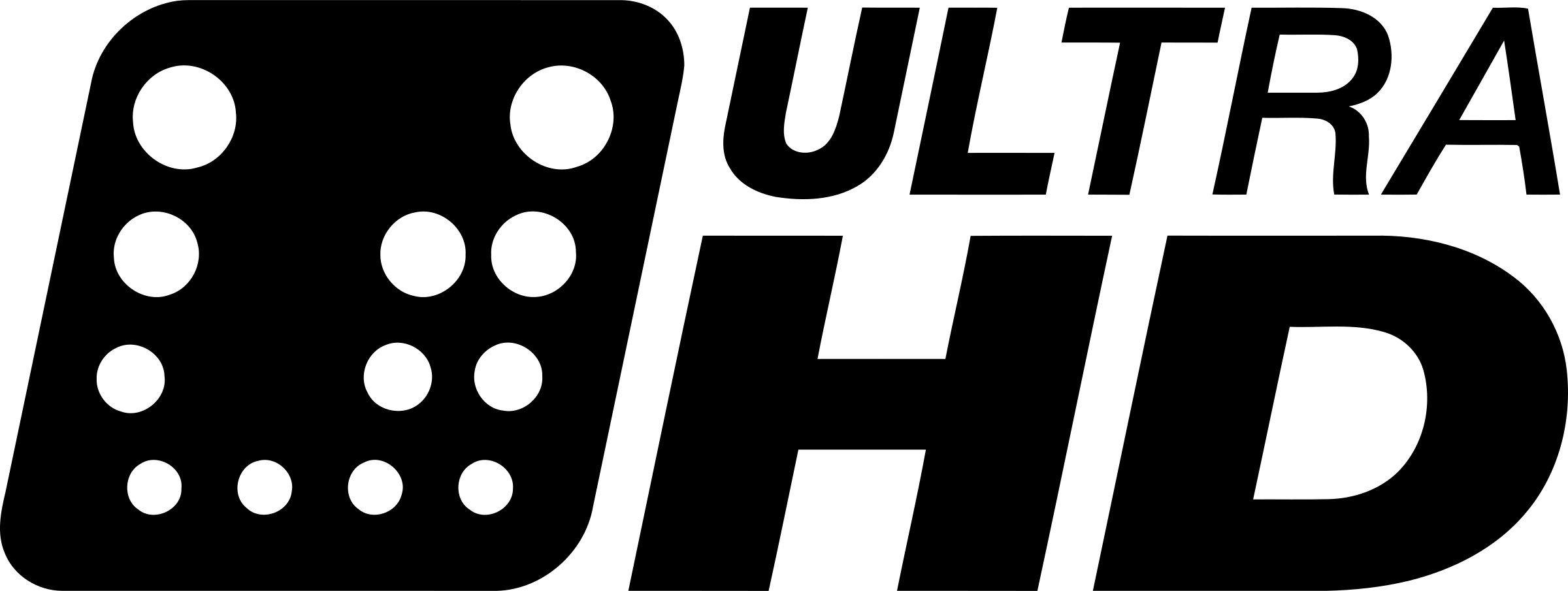 Europe Ultra HD Logo black and white