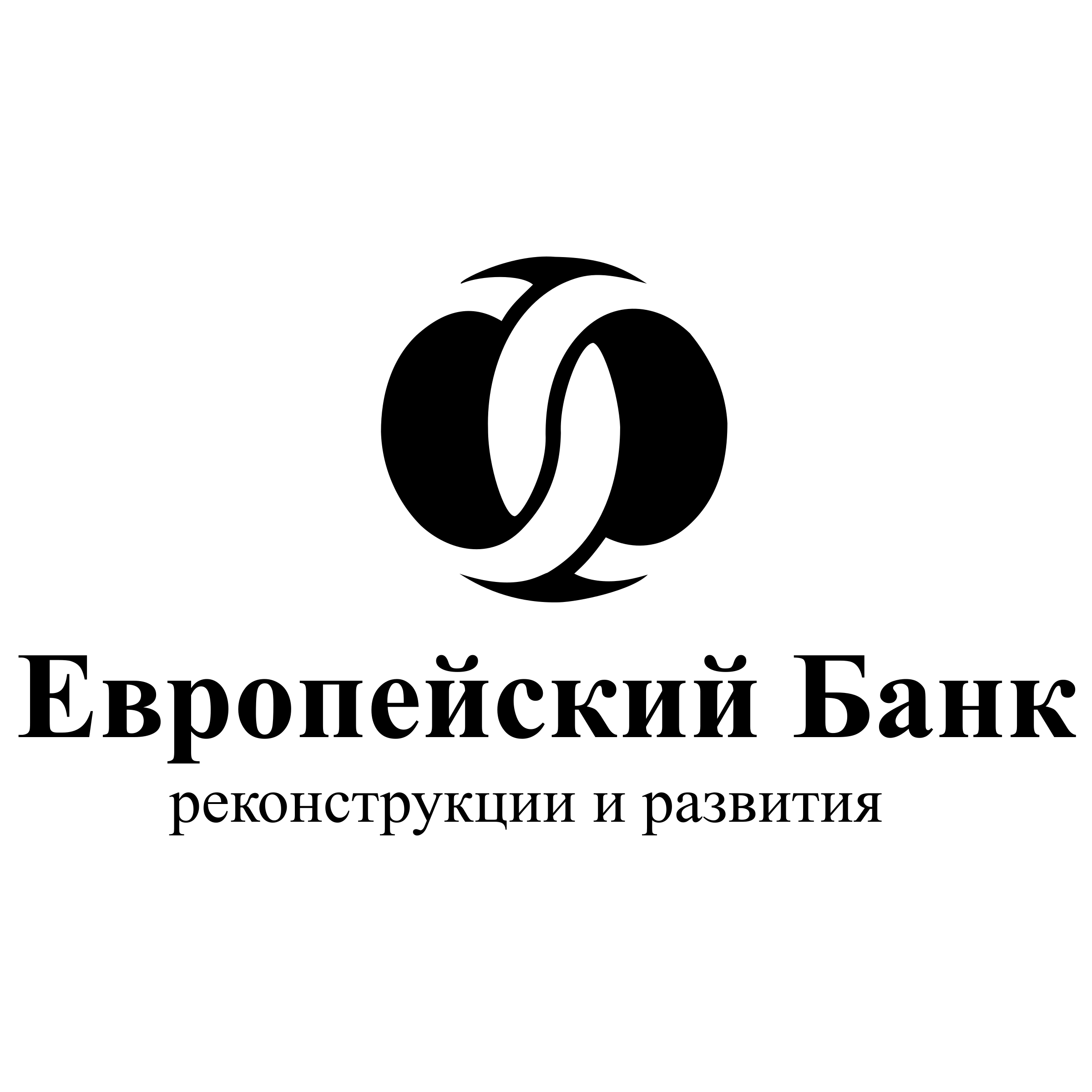 European Bank for RAD Logo black and white