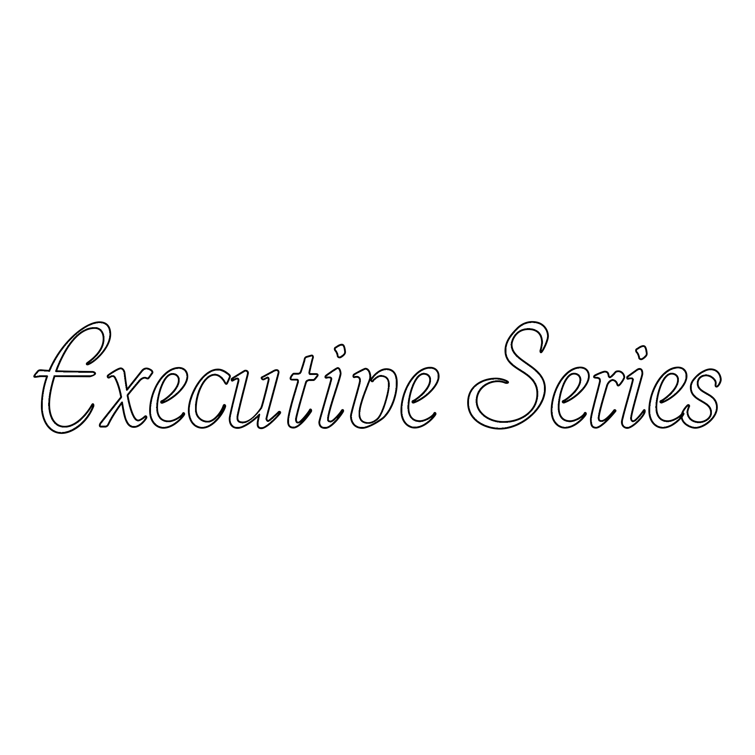 Executive Series Logo black and white