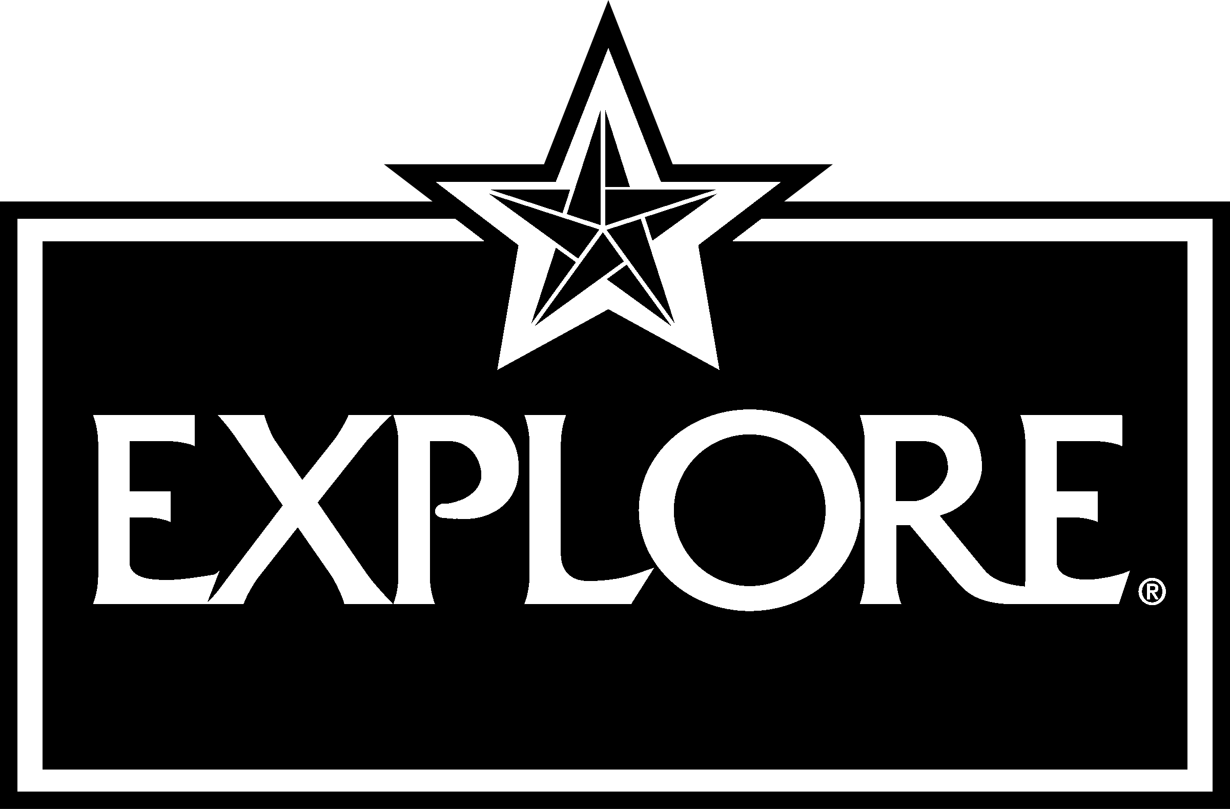 Explore Logo black and white