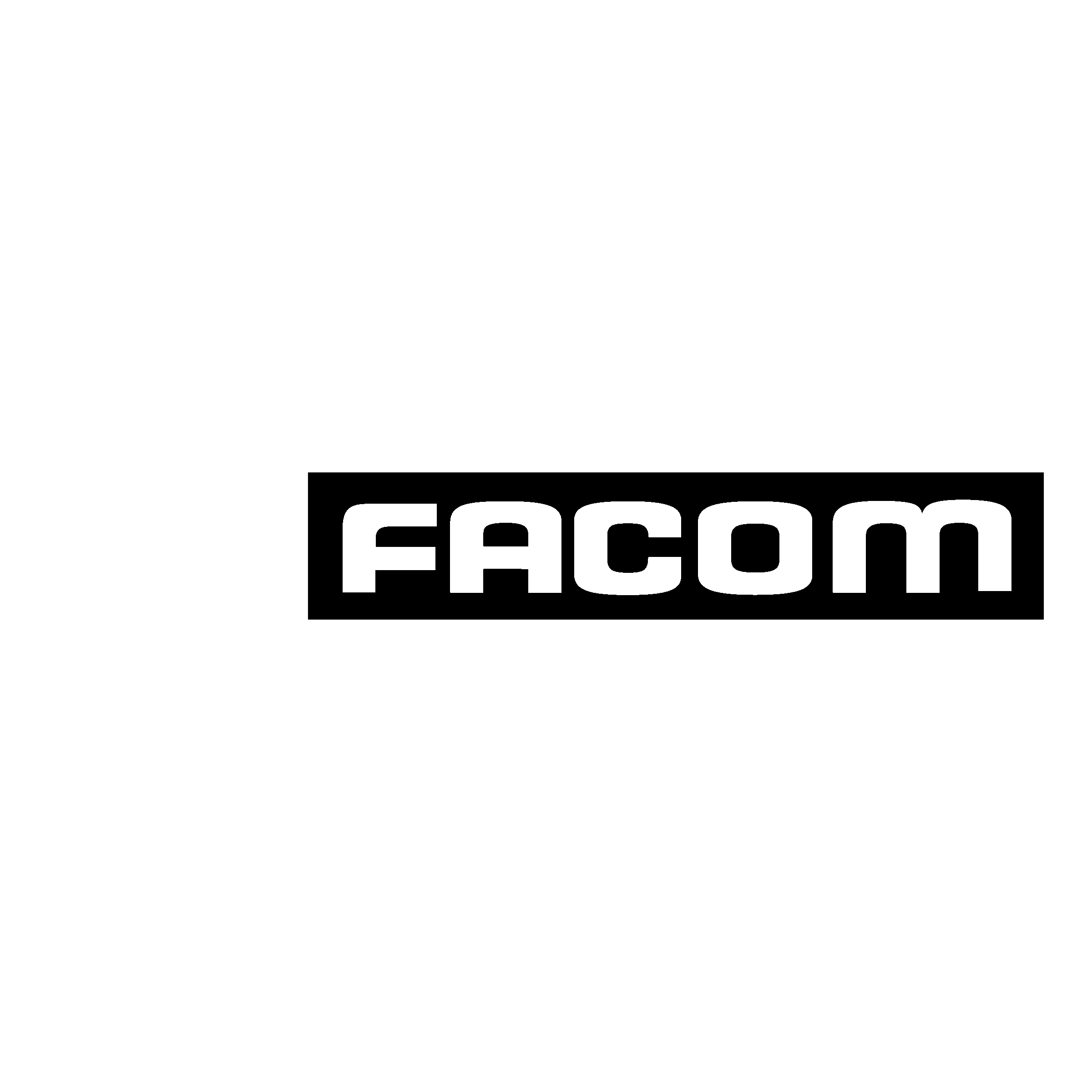 Facom Logo black and white