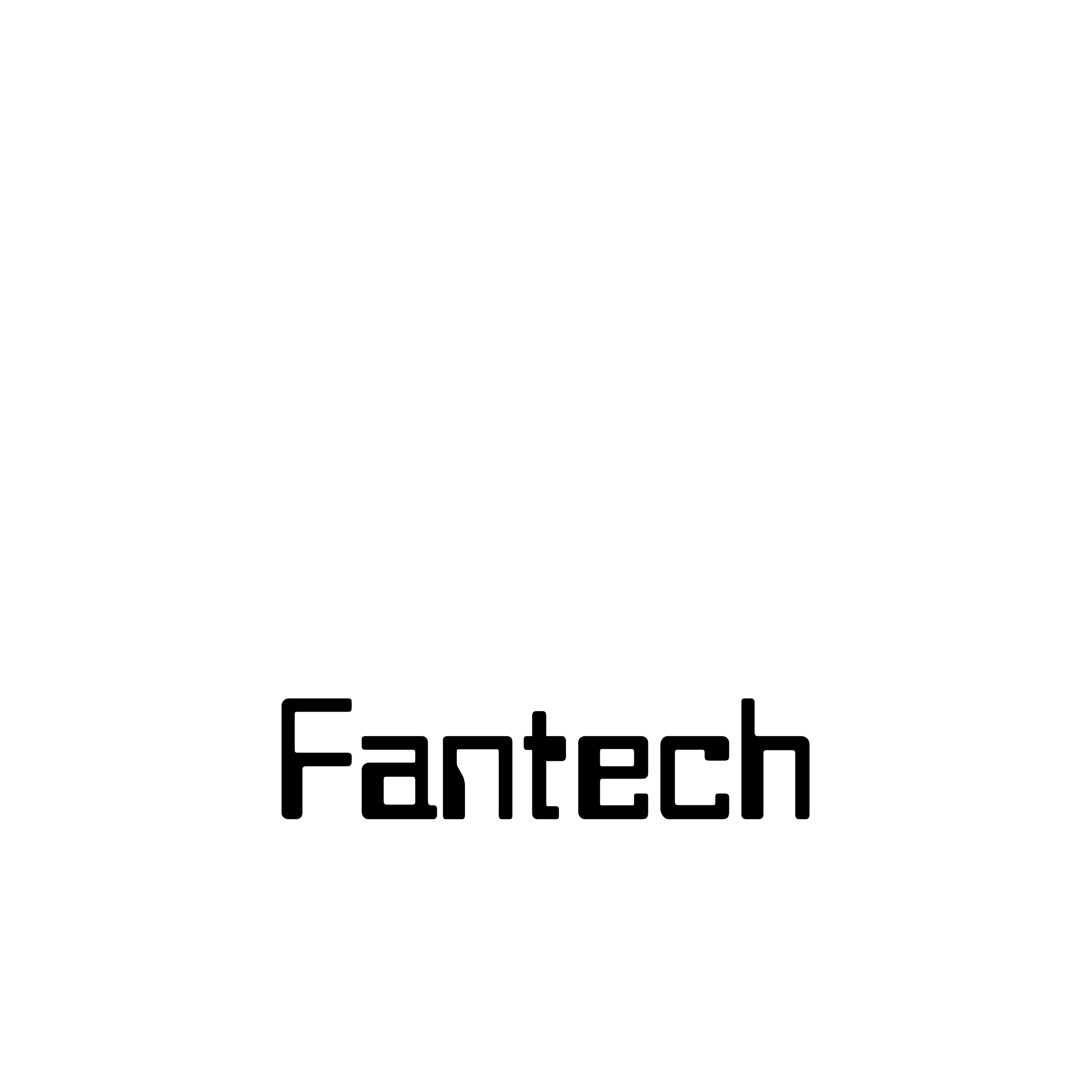 Fantech Logo black and white