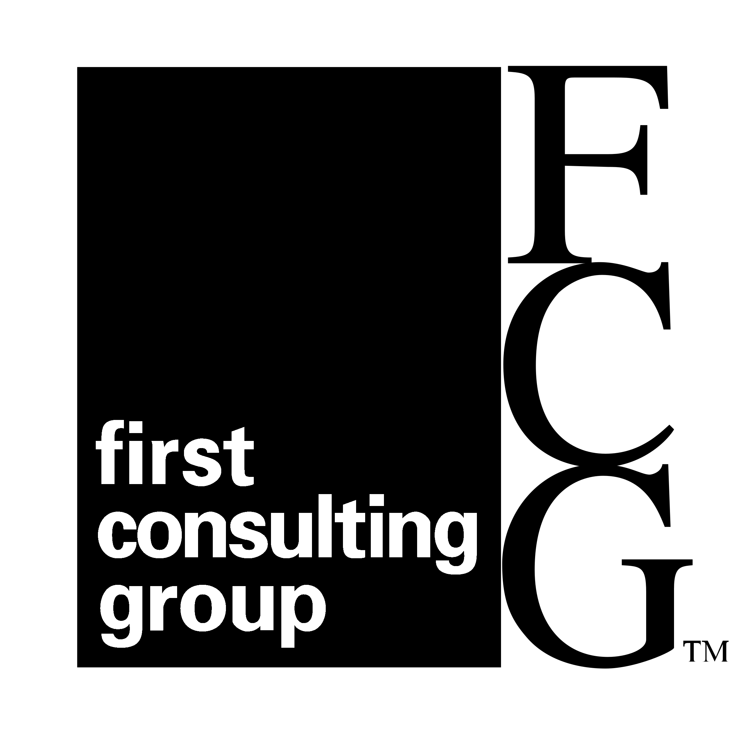 FCG Logo black and white