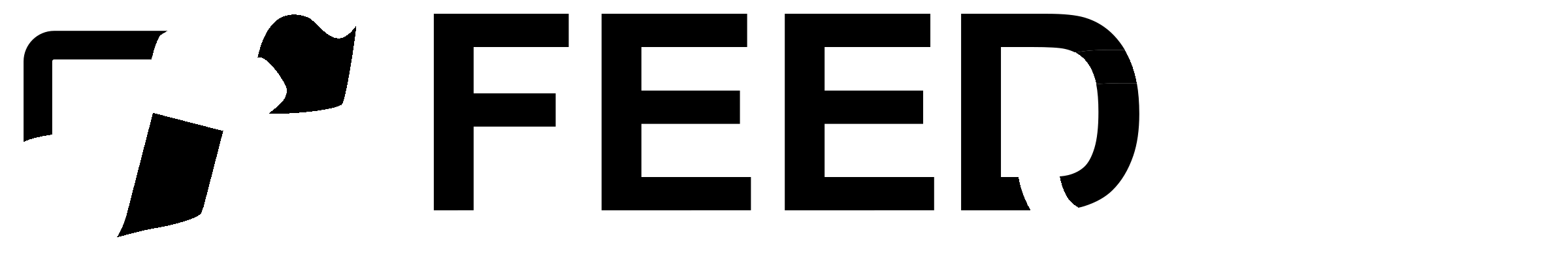 Feeddex Logo black and white