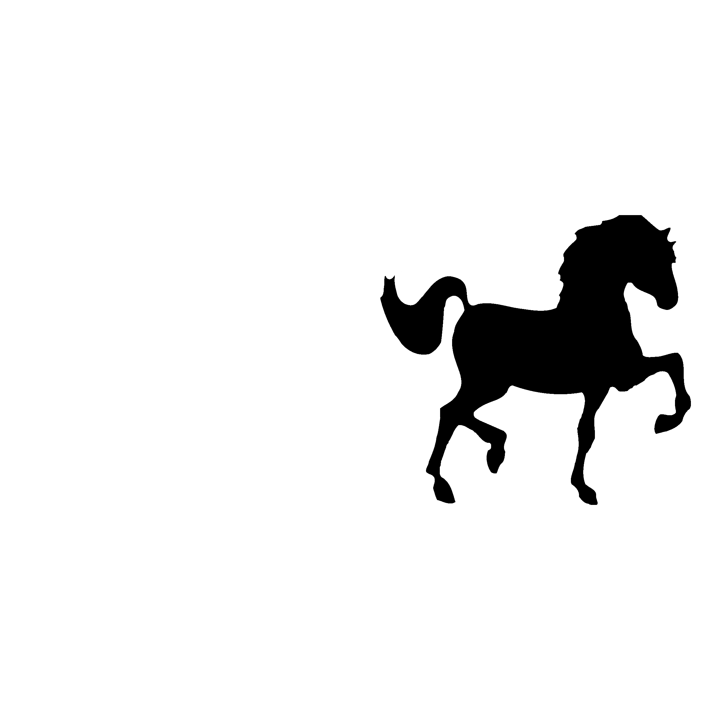 Feria Internacional del Caballo Texcoco Logo black and white