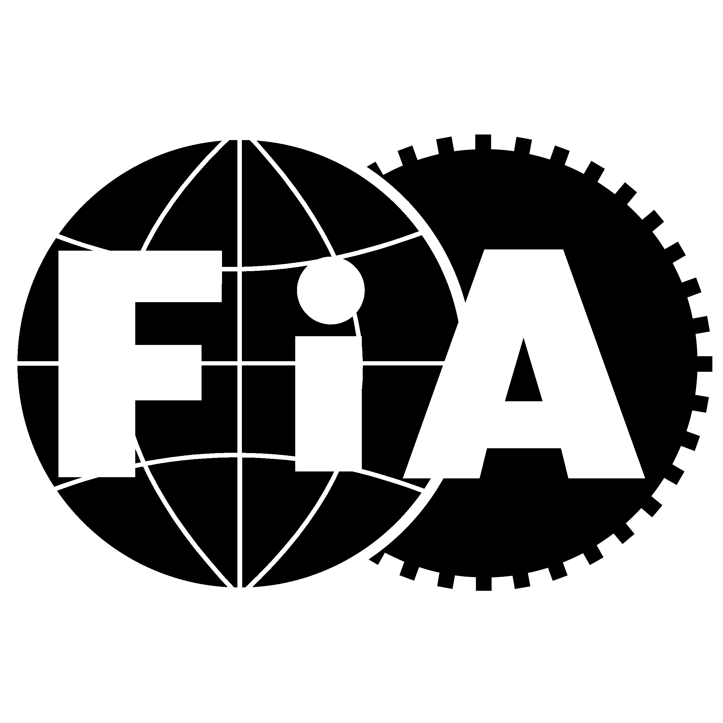 FiA Logo black and white