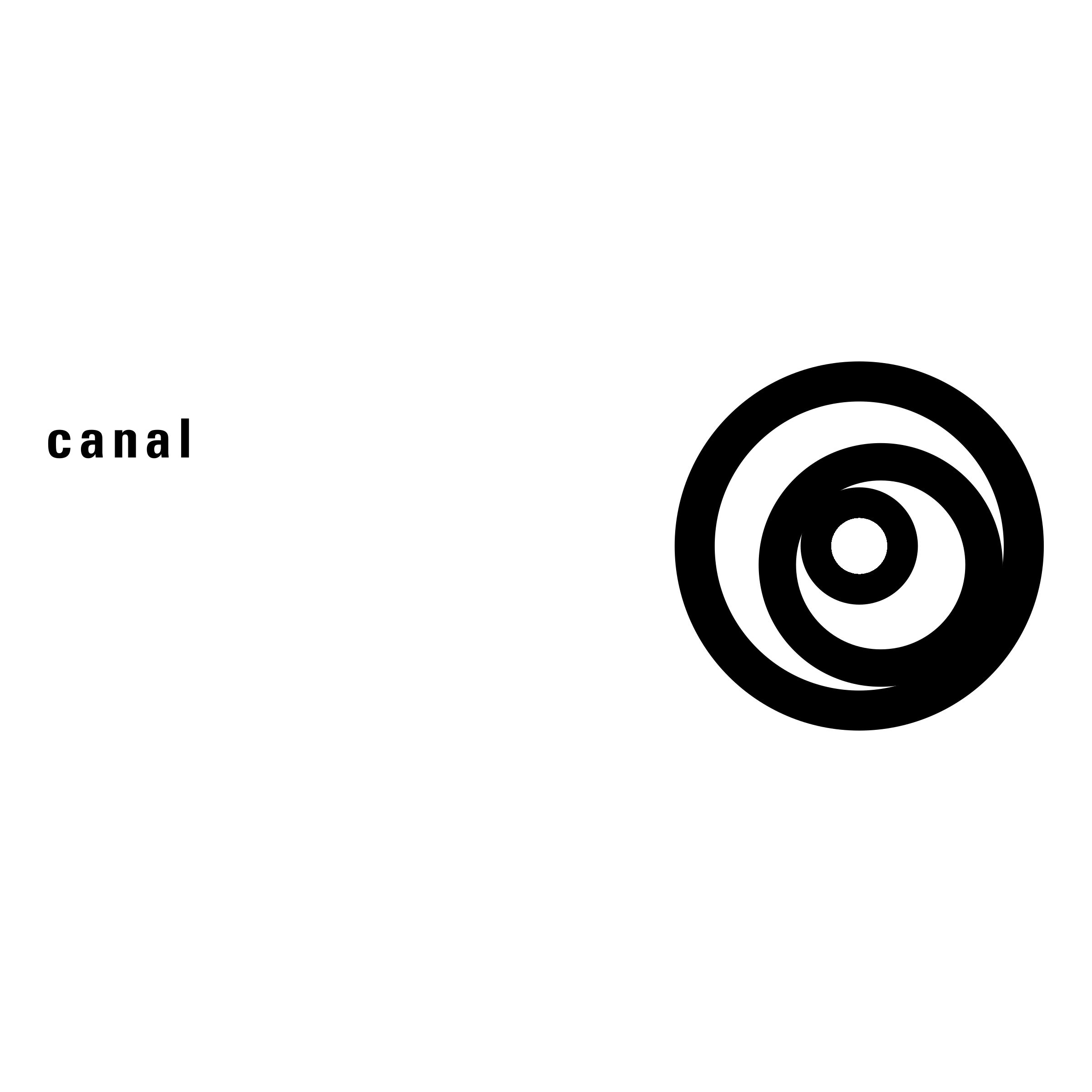 Fiesta Canal Logo black and white