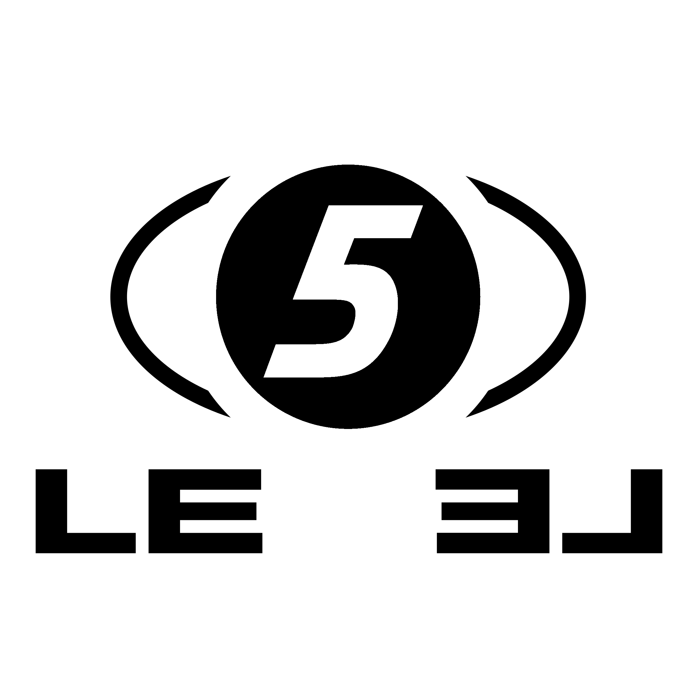 Fifth Level Project Logo black and white