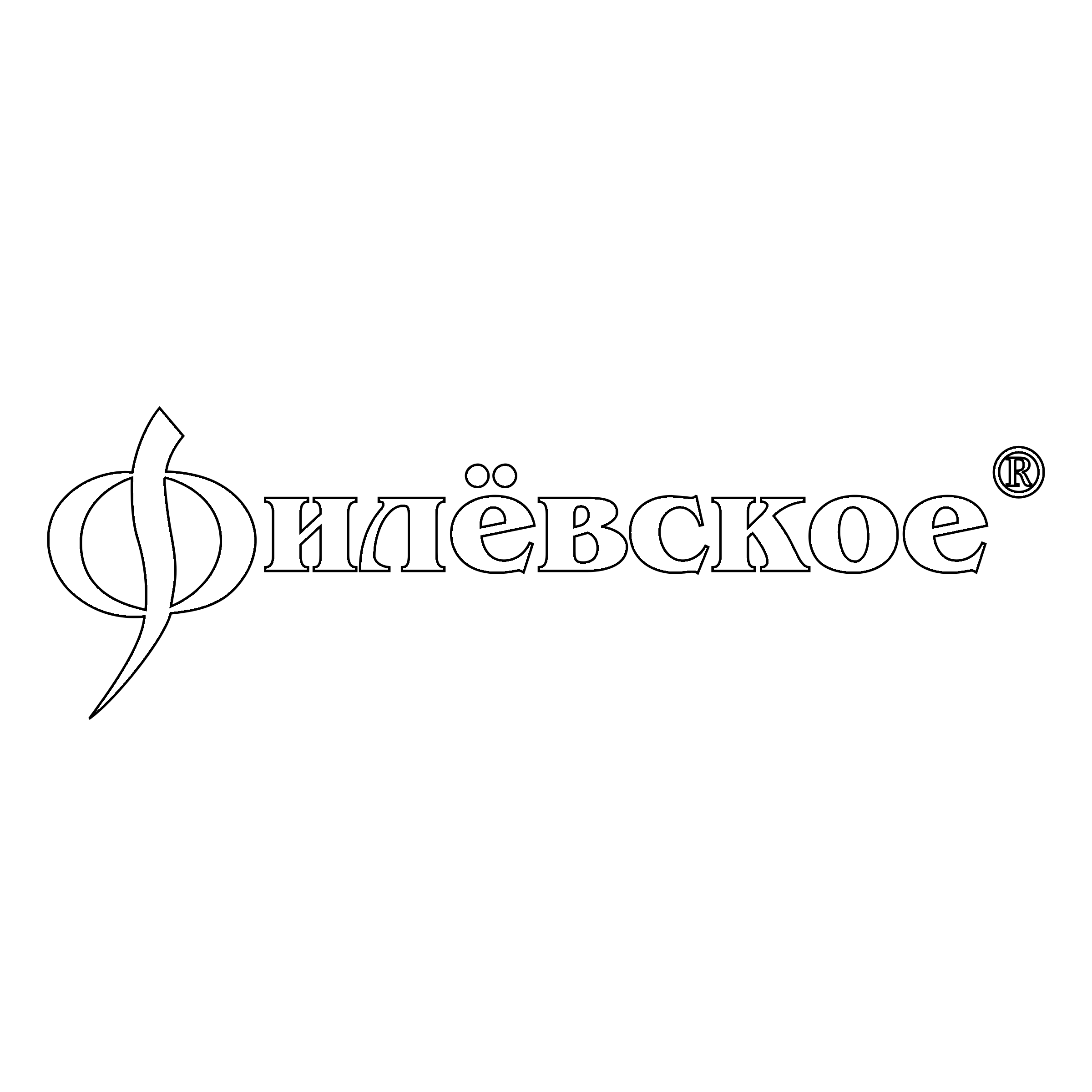 Filevskoe Logo black and white