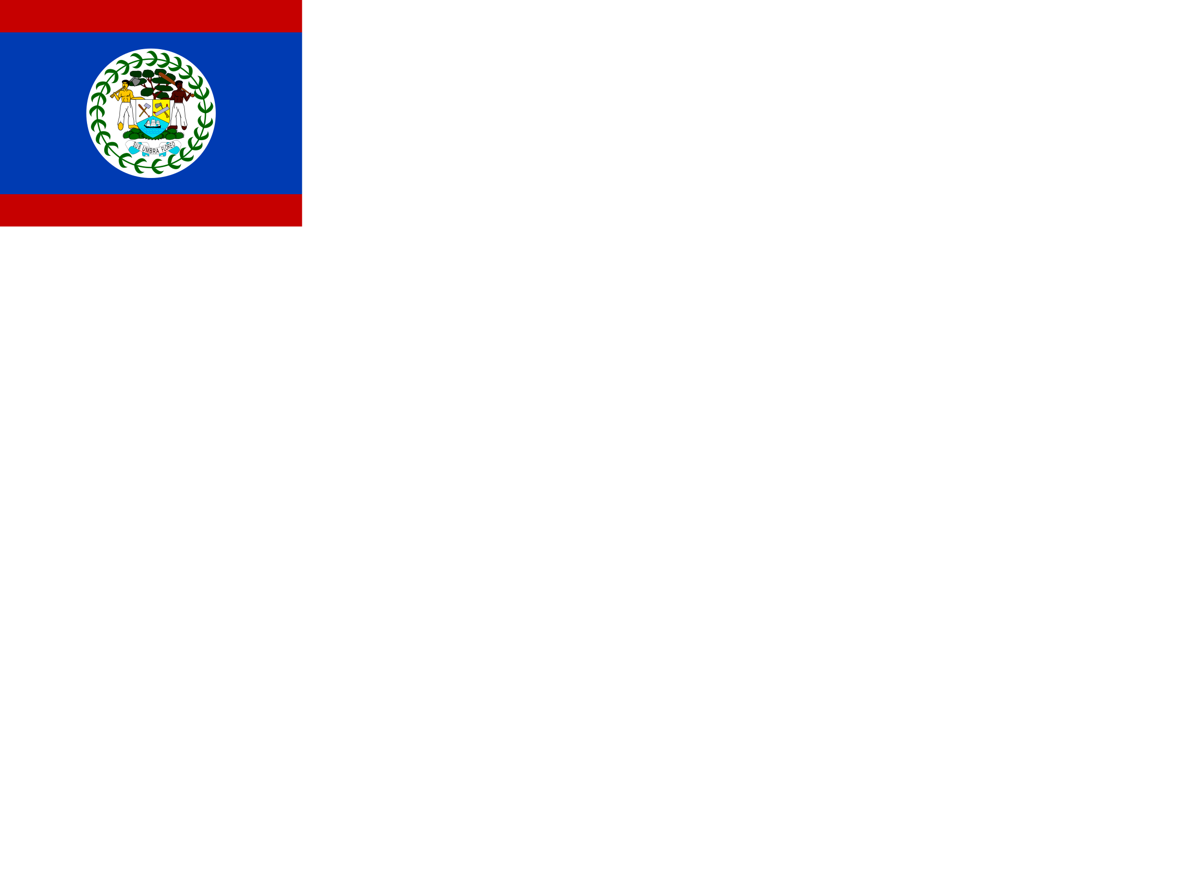 Flag of Belize Logo png transparent