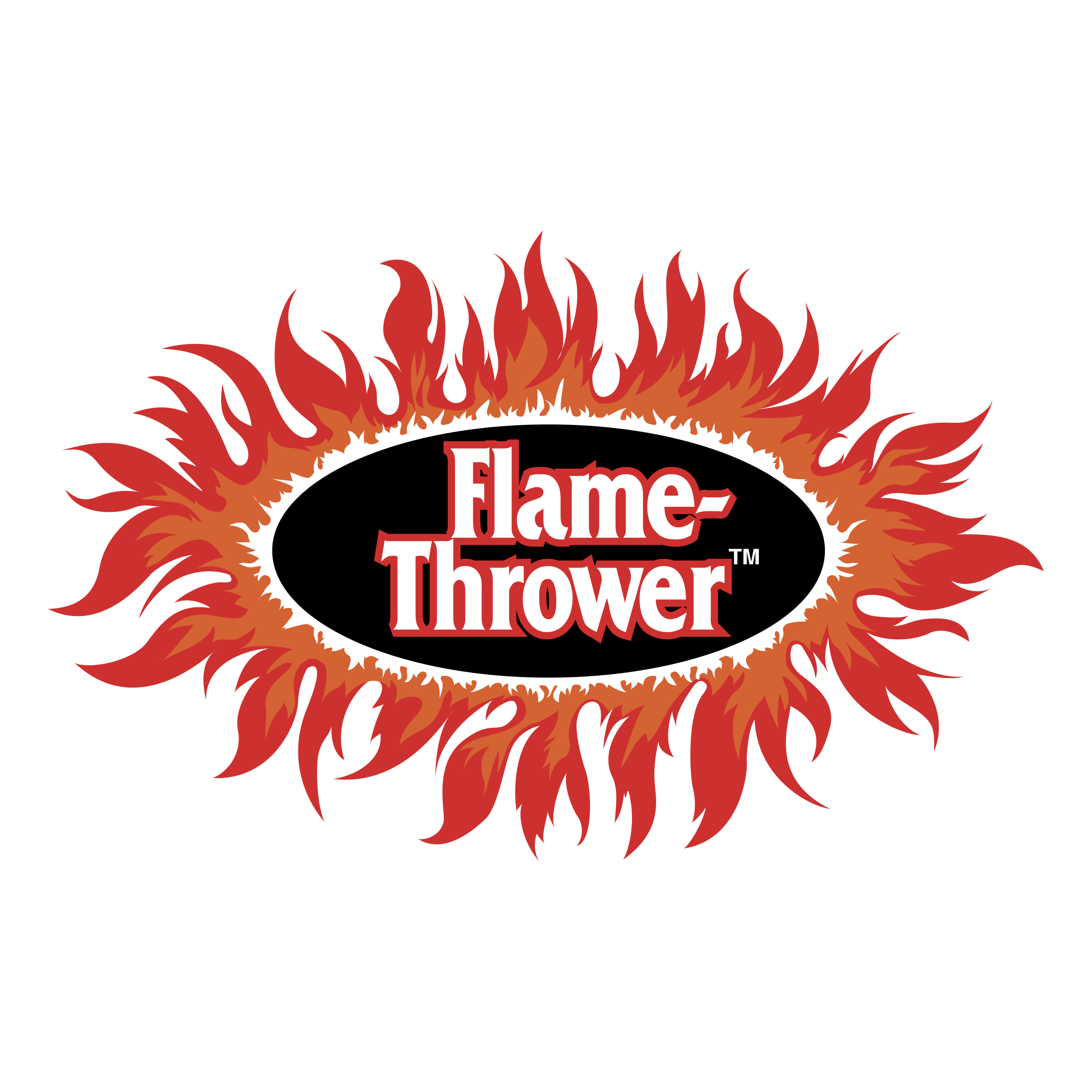 Flame Thrower Logo PNG Transparent & SVG Vector Freebie Supply