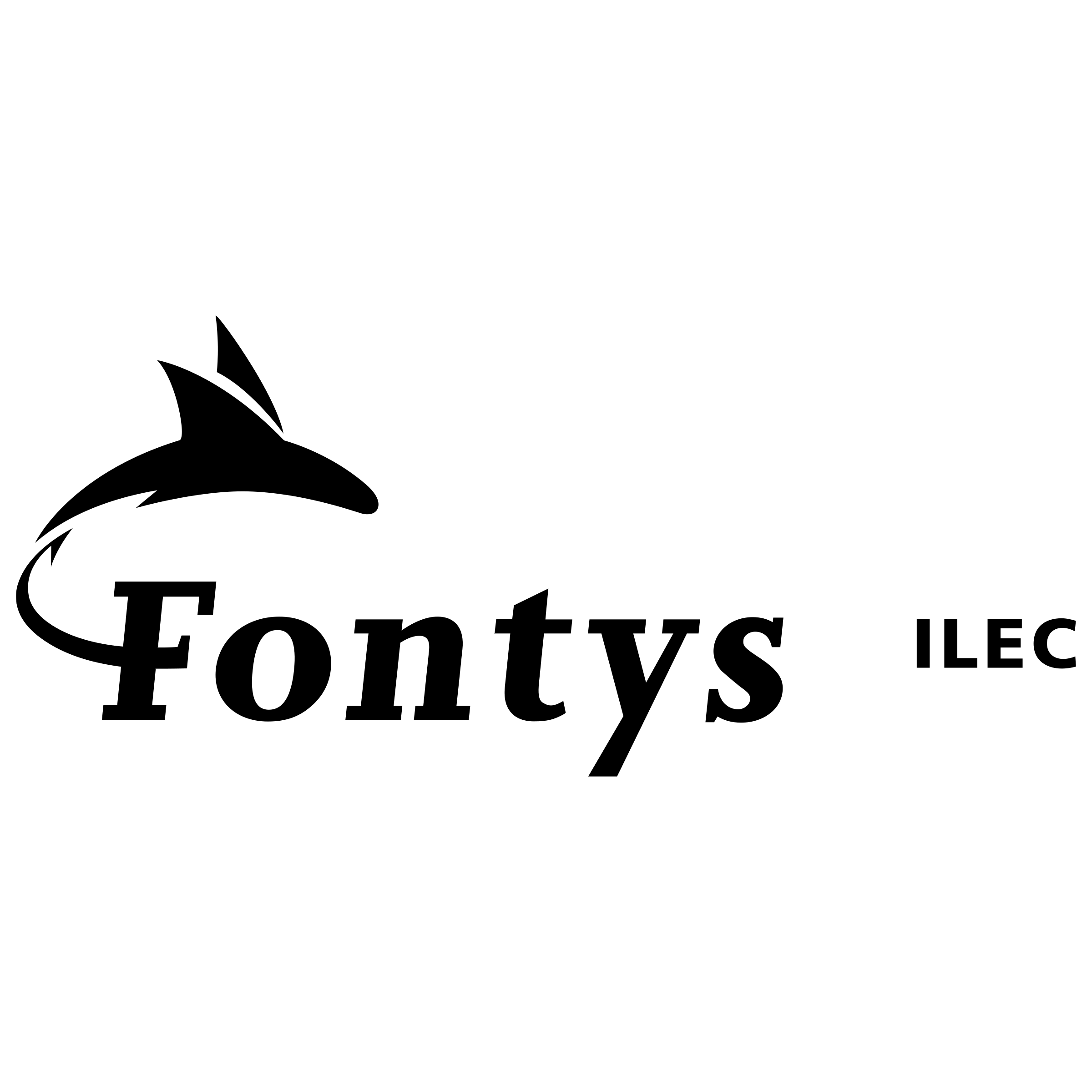 Fontys ILEC Logo black and white