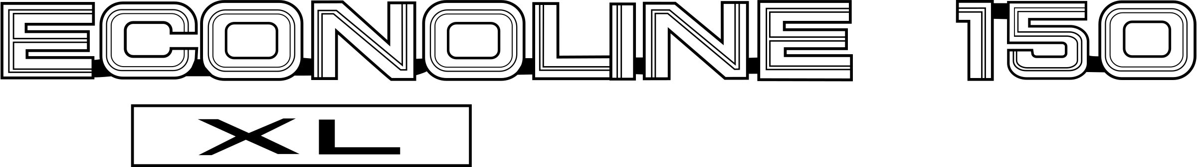 Ford Econoline 150 XL Logo png transparent