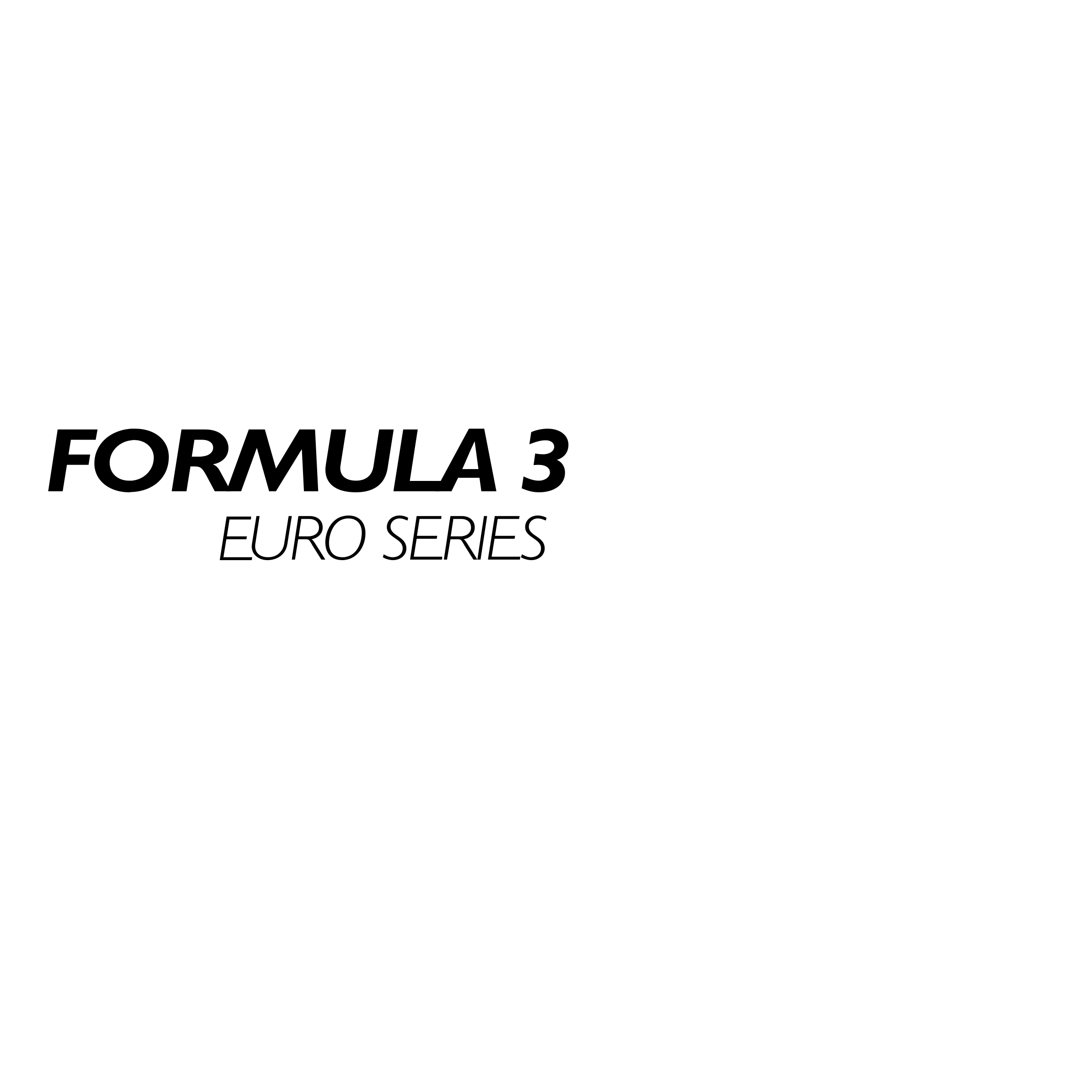 Formula 3 Euro Series Logo black and white