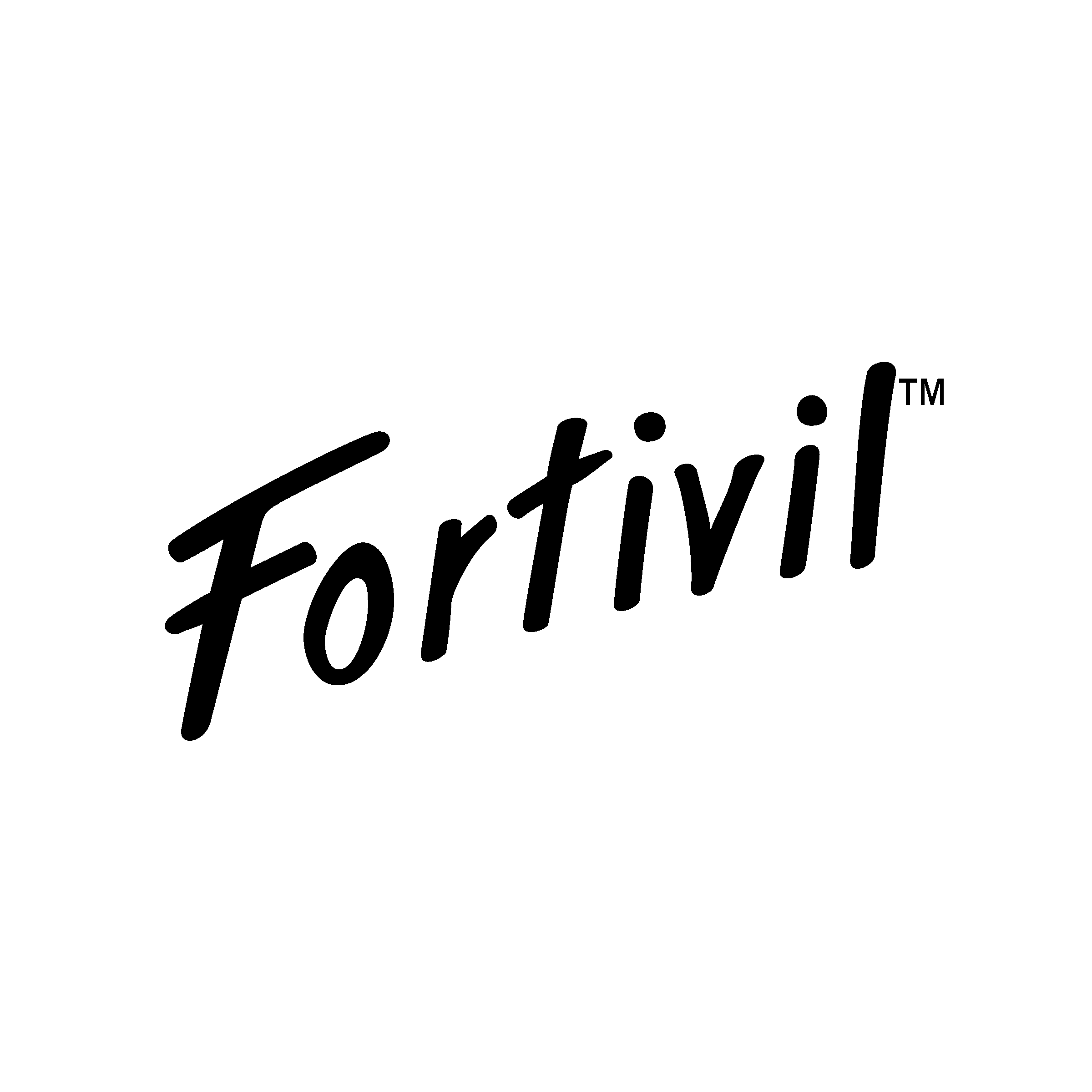Fortivil Logo black and white