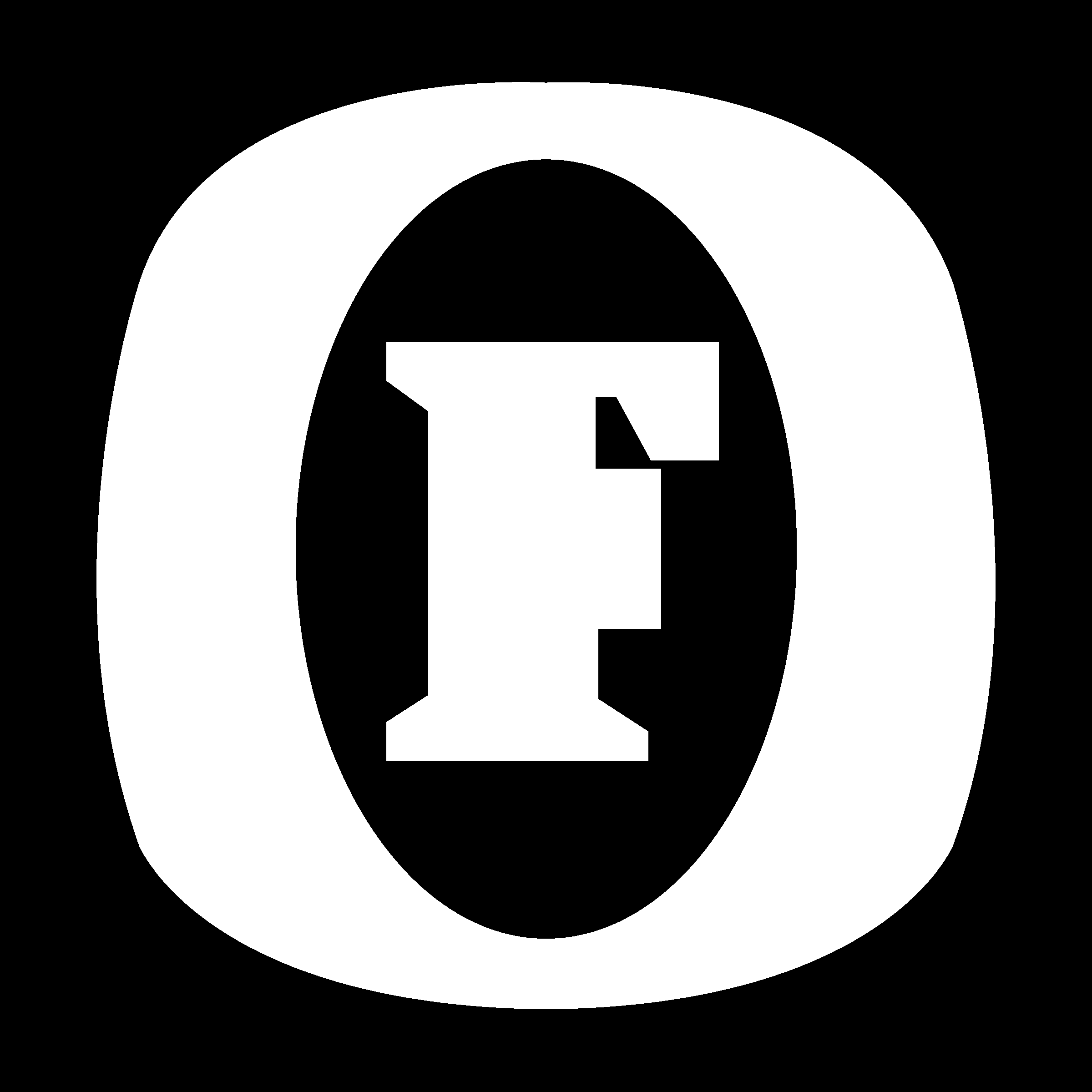 Fosters Logo black and white