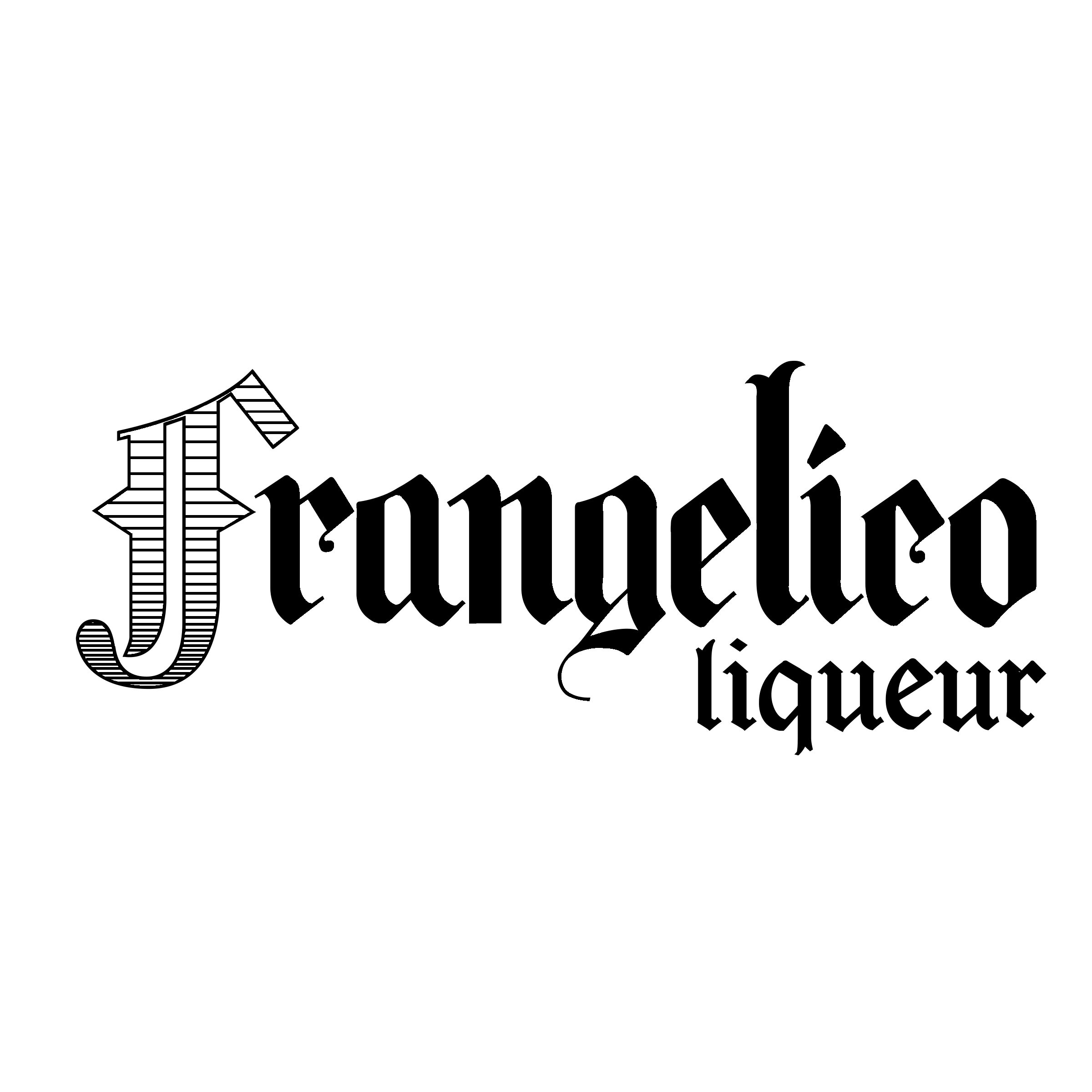 Frangelico Logo black and white