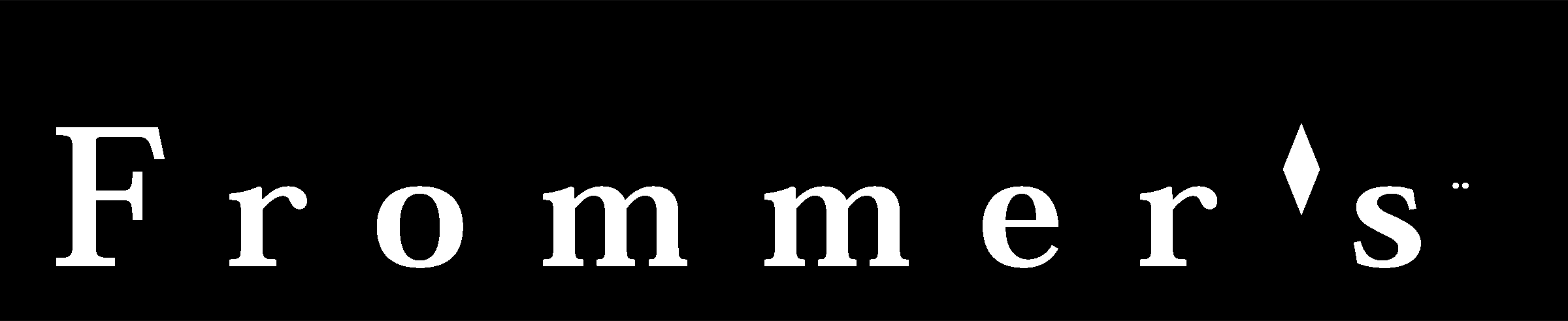 Frommer's Logo black and white