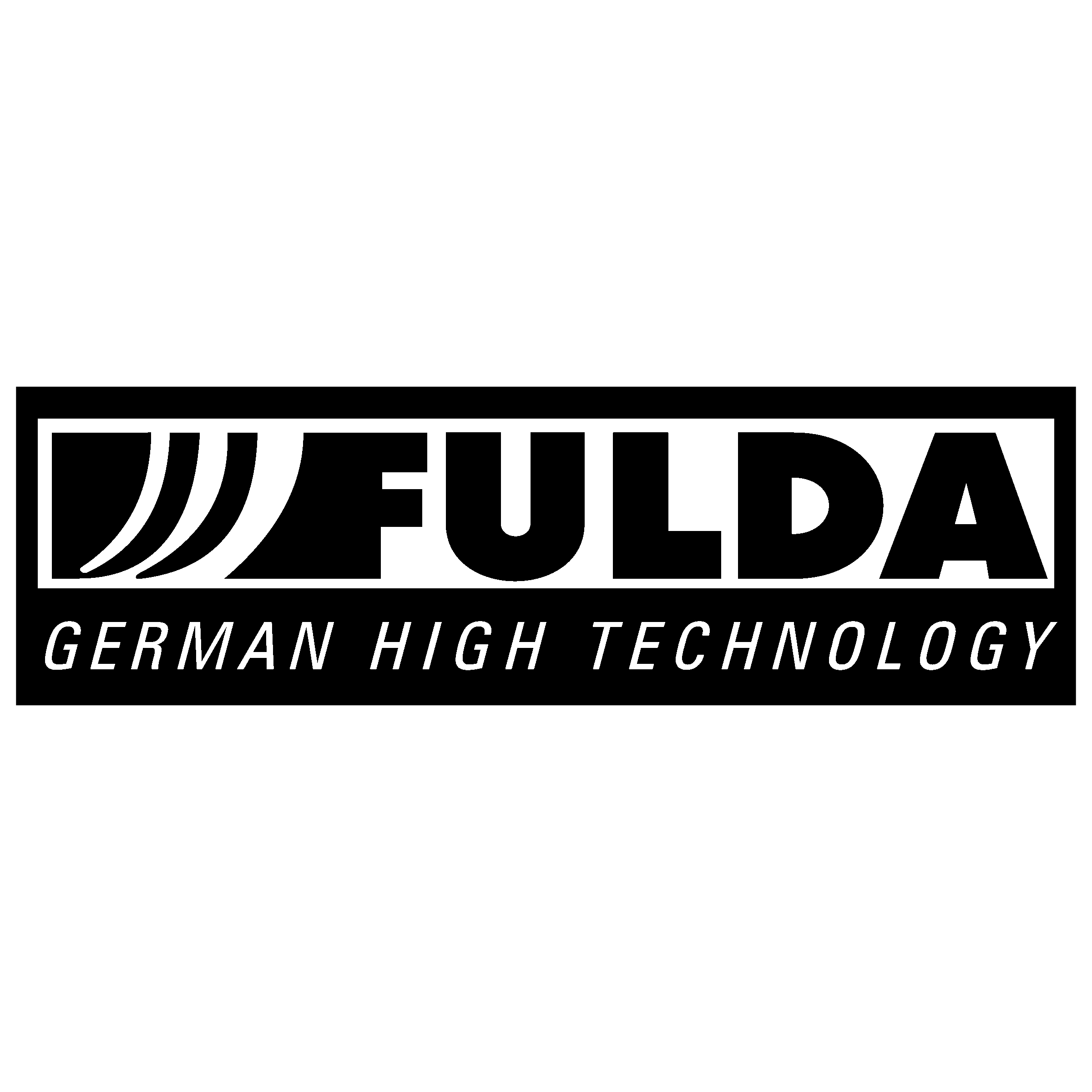 Fulda Logo black and white