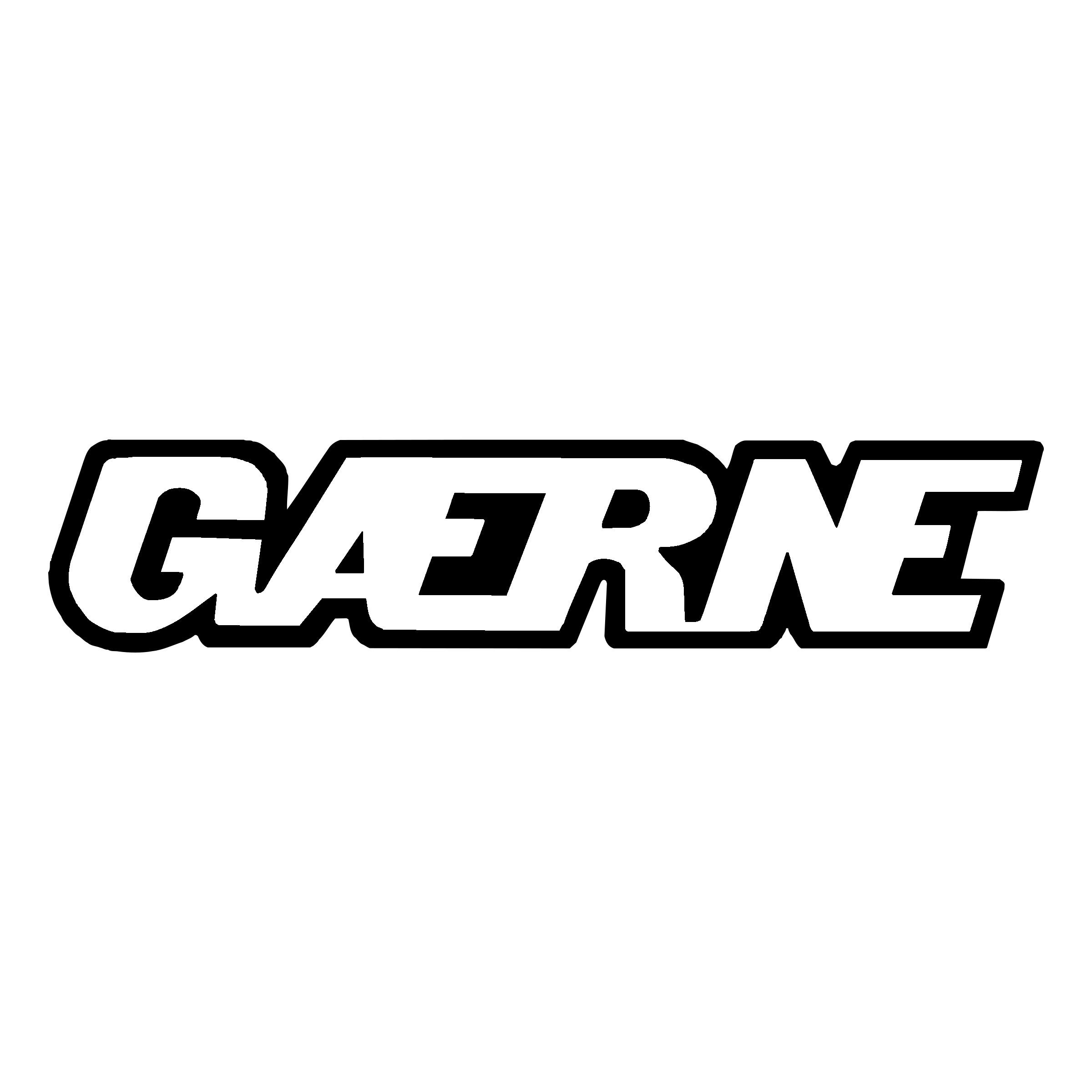 Gaerne Logo black and white