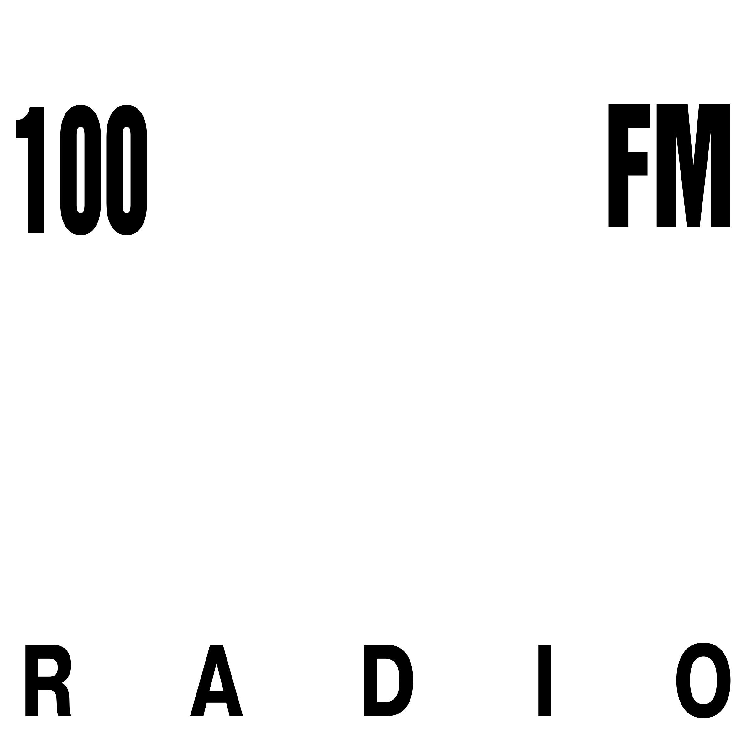 Gala Radio Logo black and white