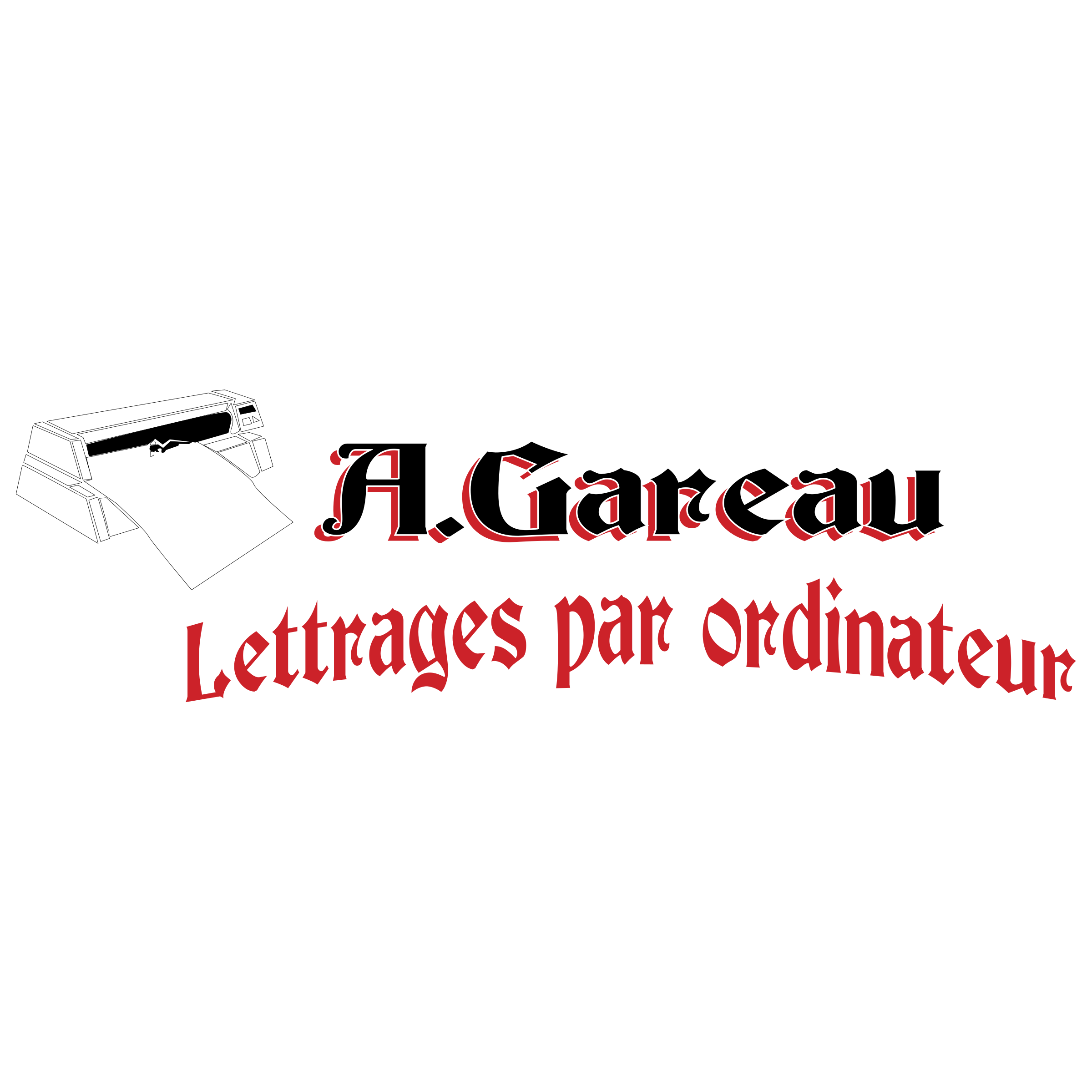 Gareau Lettrages Logo png transparent
