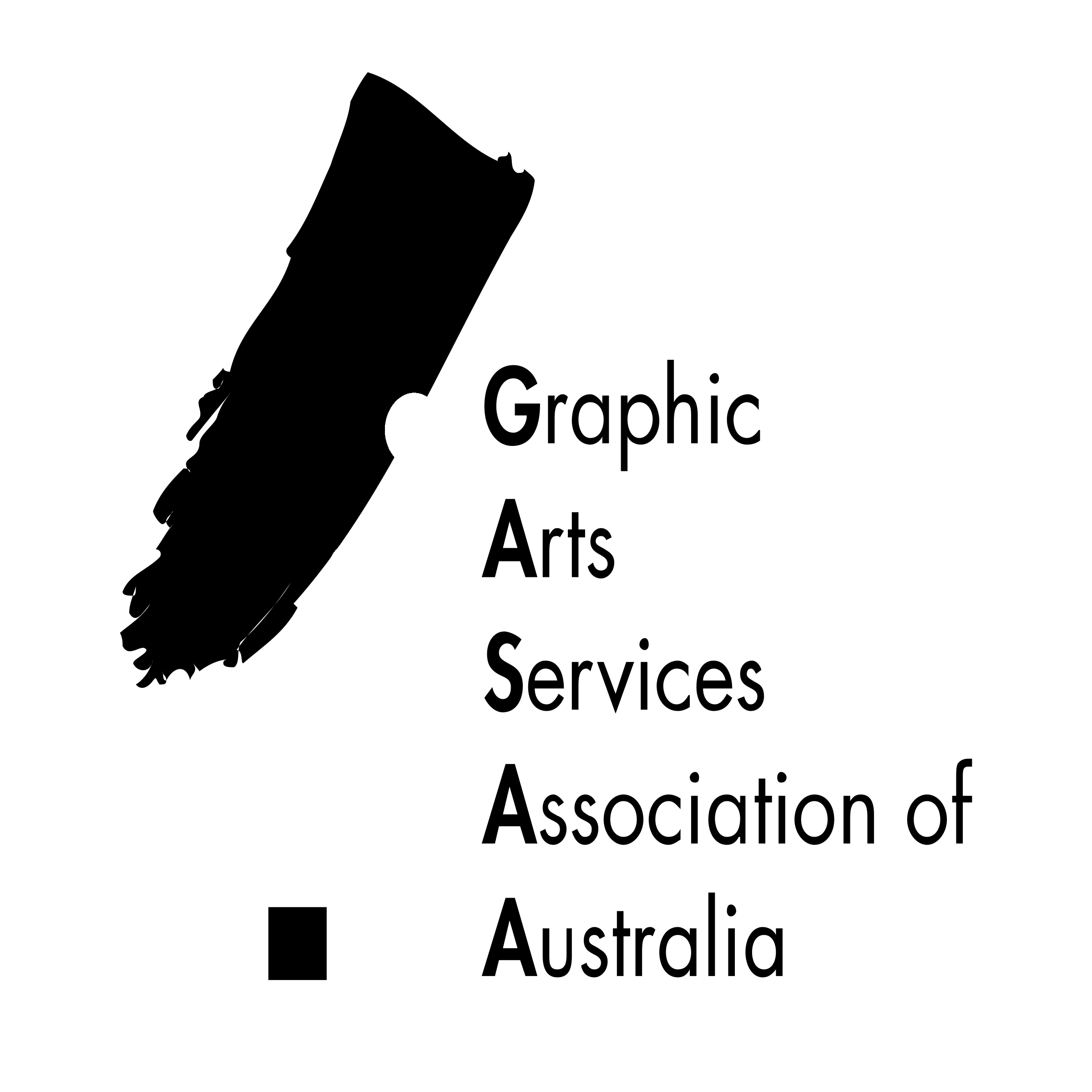 GASAA Logo black and white