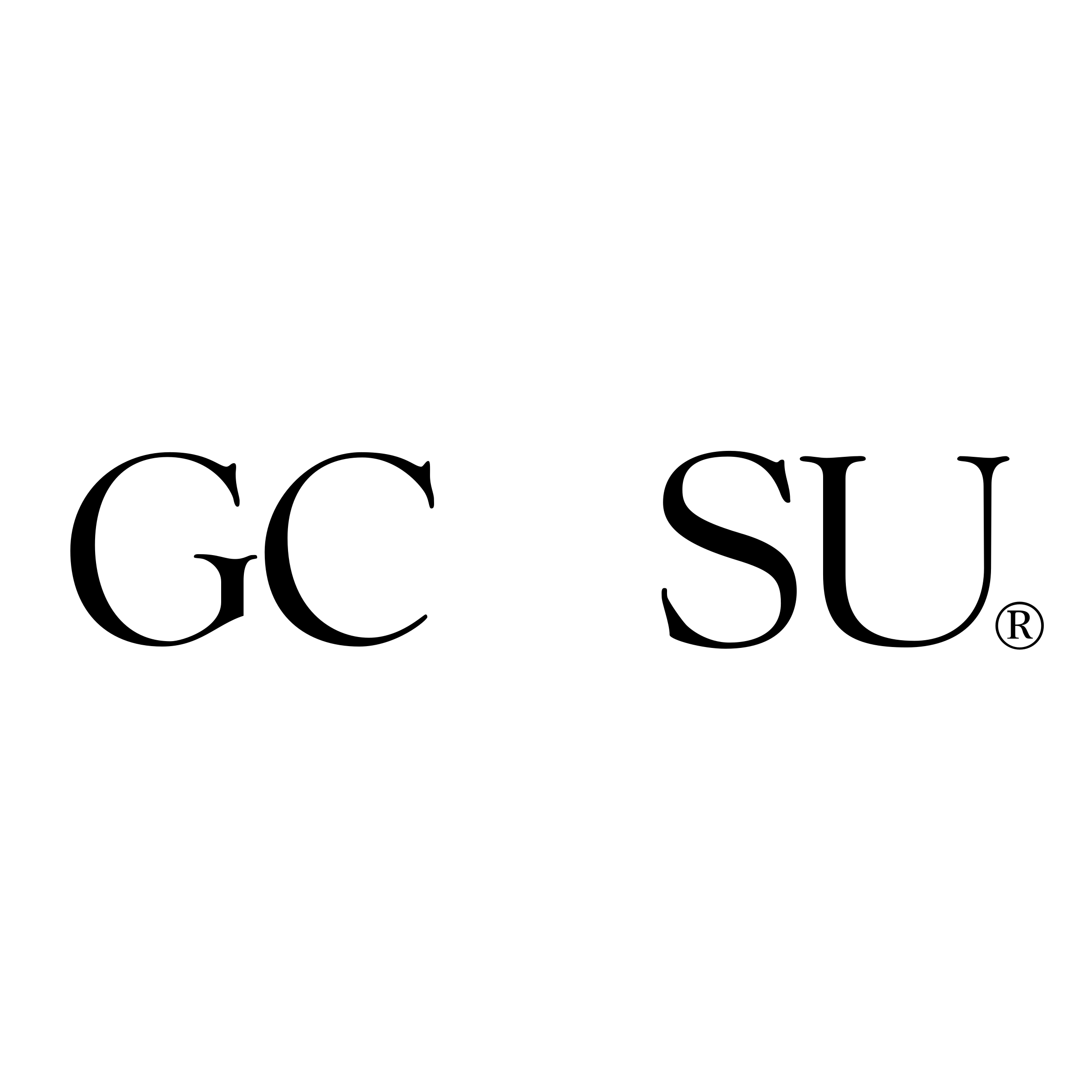 GC&SU Logo black and white